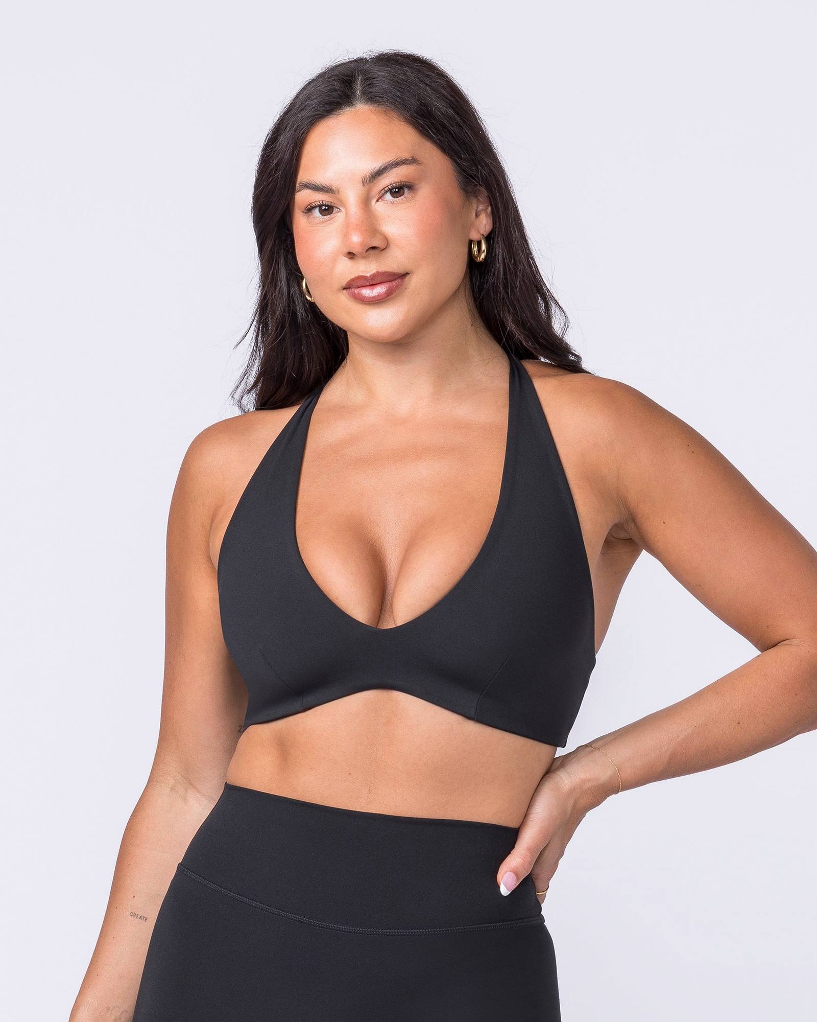Liberty Lustre Bralette - Black