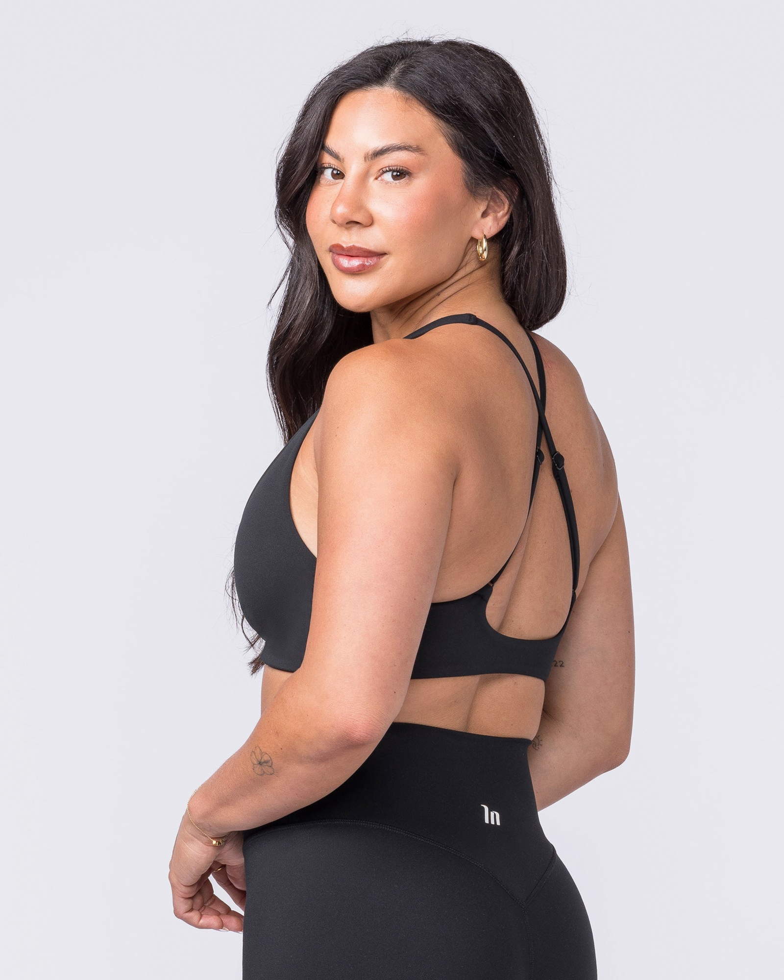 Liberty Lustre Bralette - Black