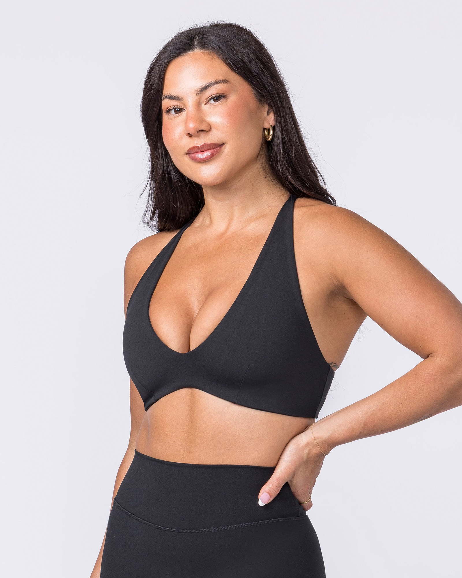 Liberty Lustre Bralette - Black
