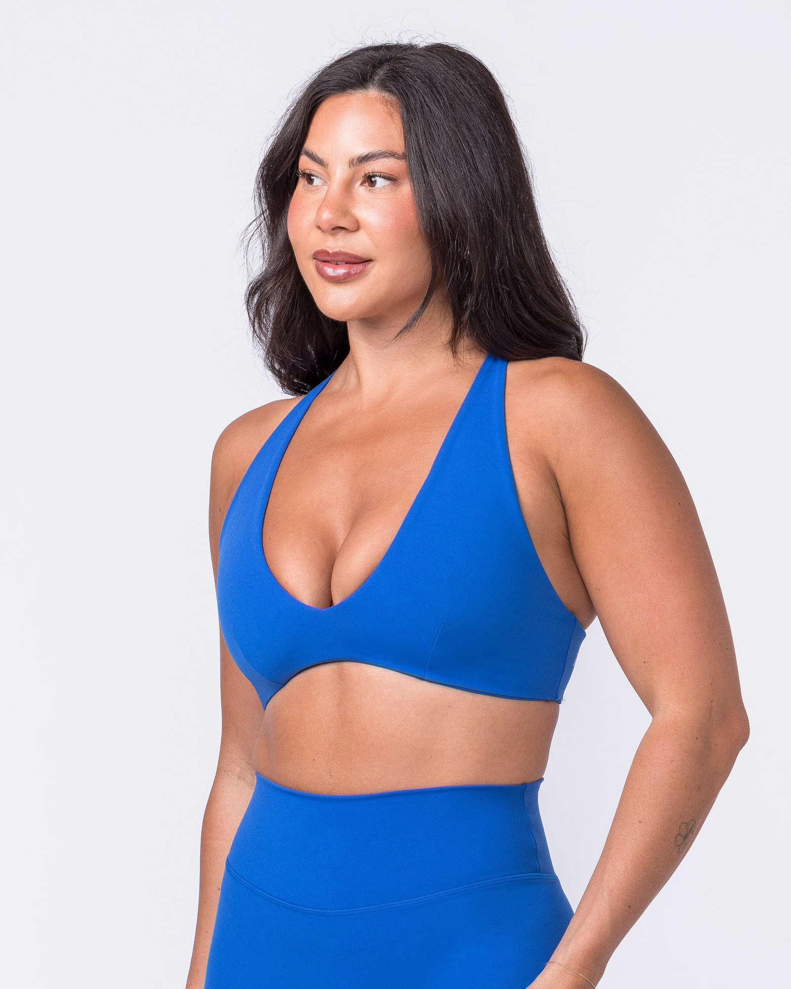 Liberty Lustre Bralette - Bondi Blue