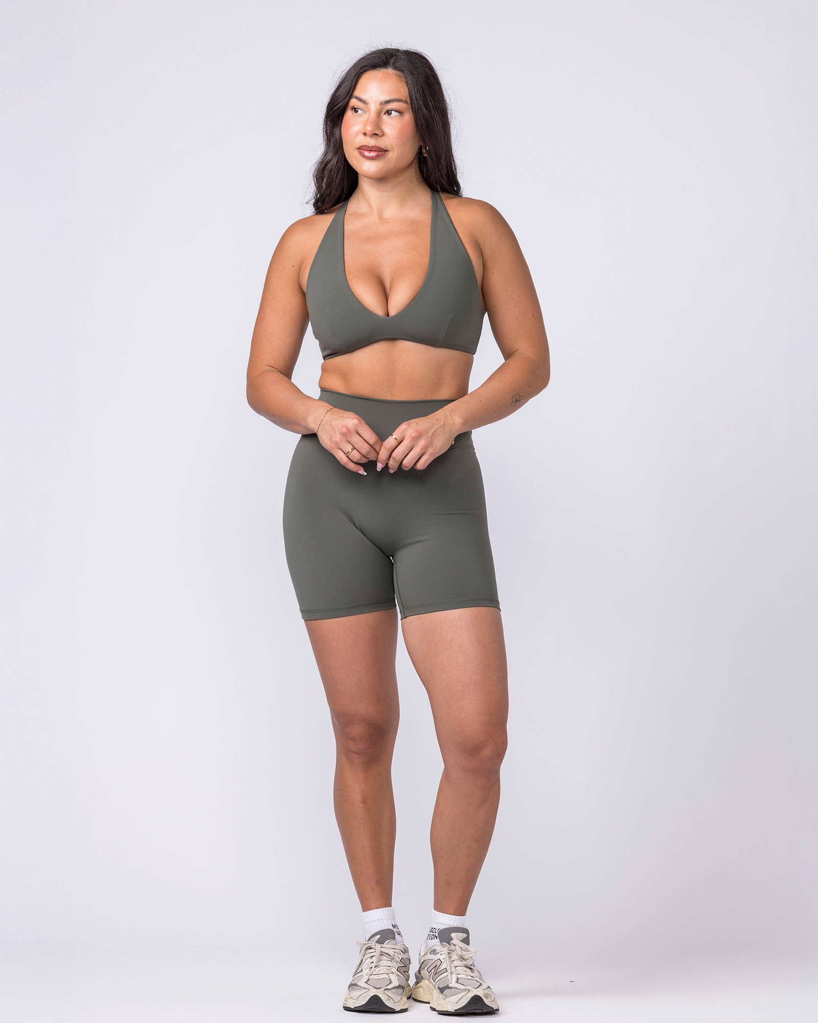 Liberty Lustre Bralette - Eucalyptus