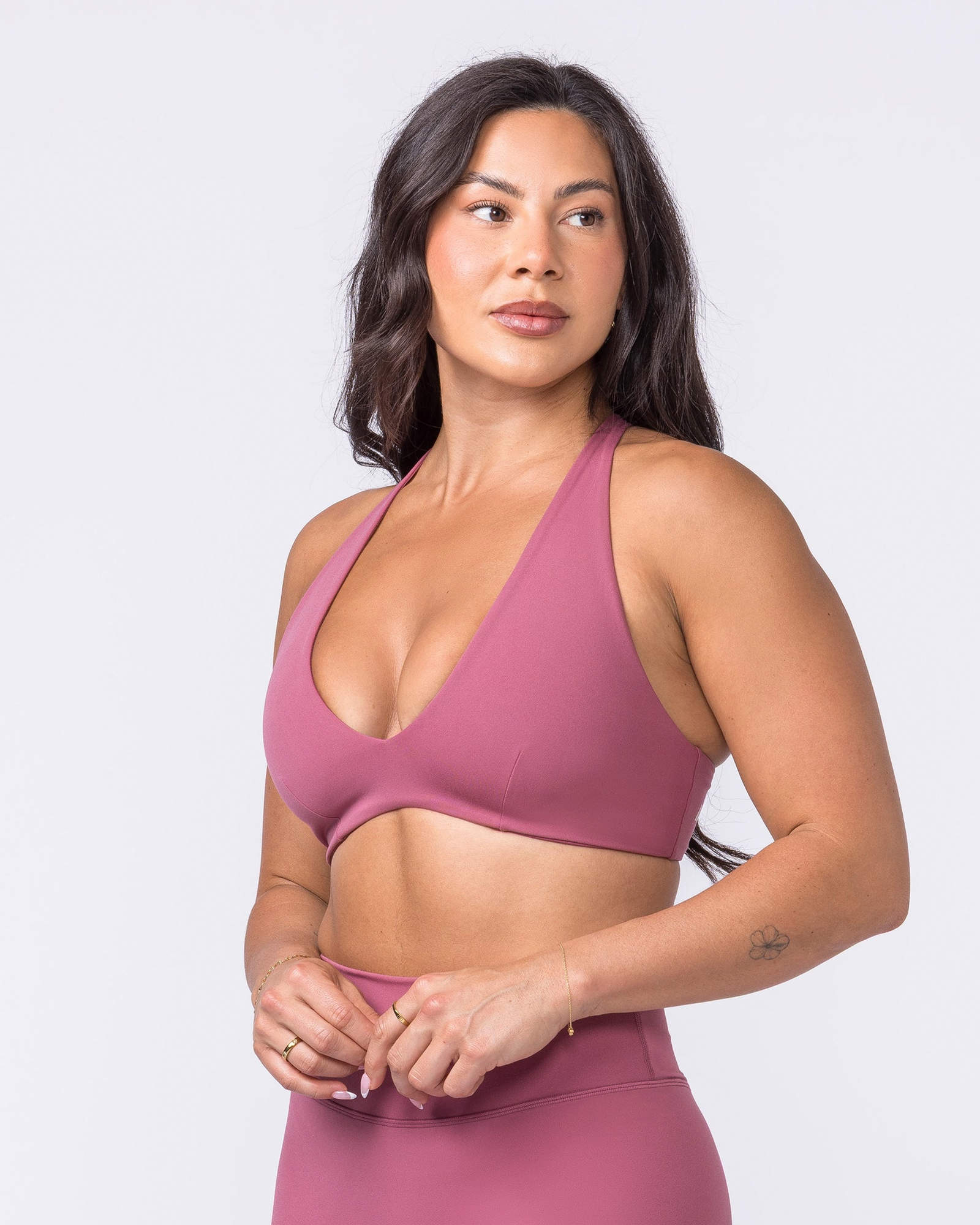 Liberty Lustre Bralette - Maple