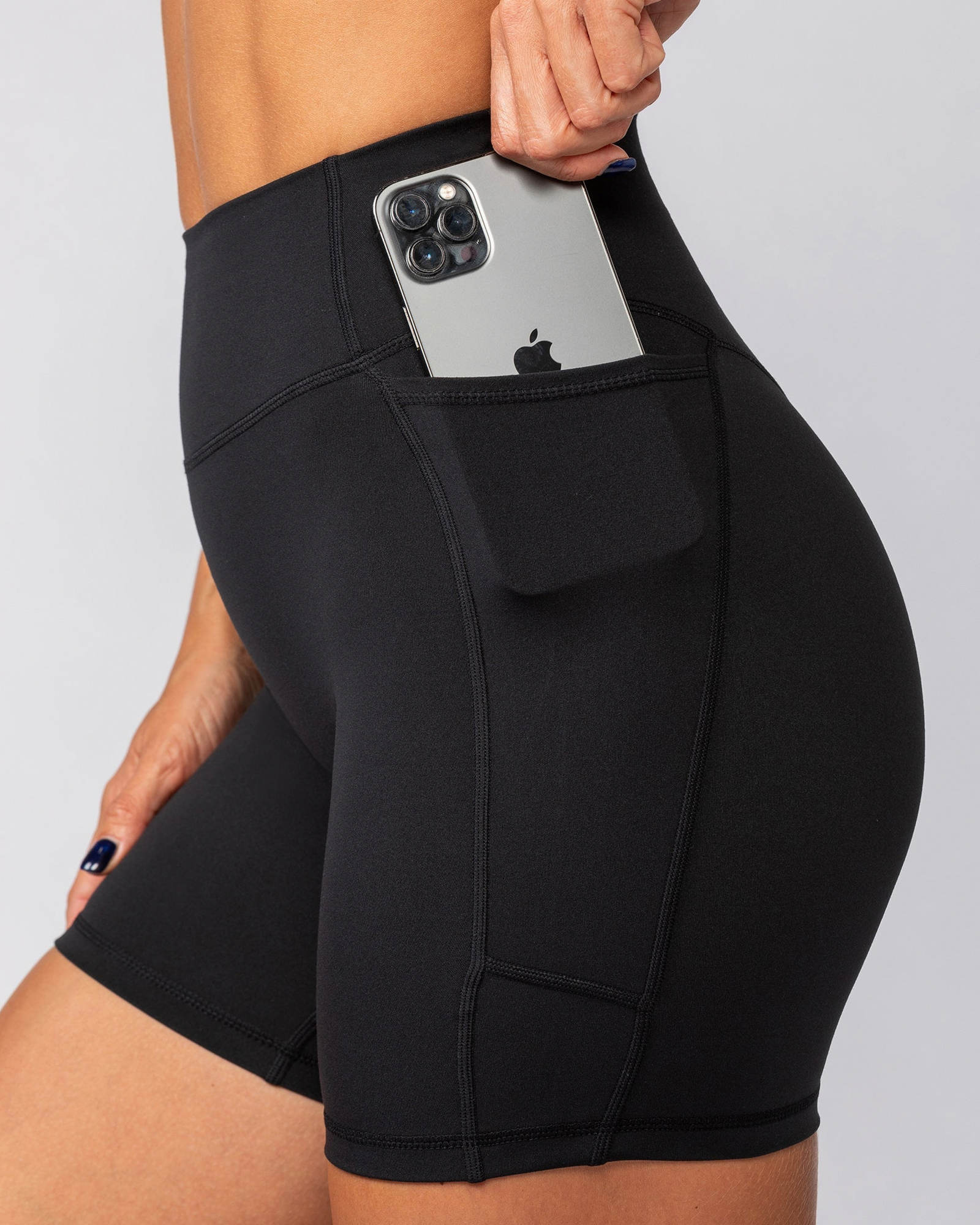 Liberty Pocket Bike Shorts - Black
