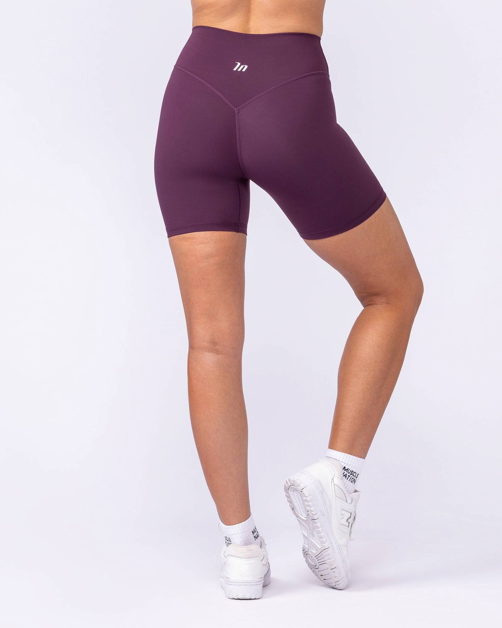 Liberty Zero Rise Bike Shorts - Cranberry