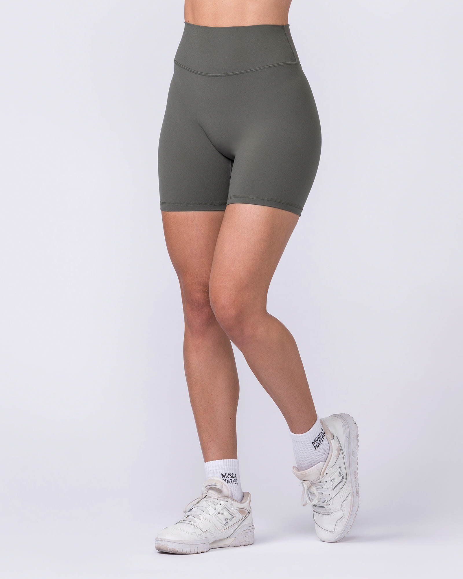 Liberty Zero Rise Bike Shorts - Eucalyptus