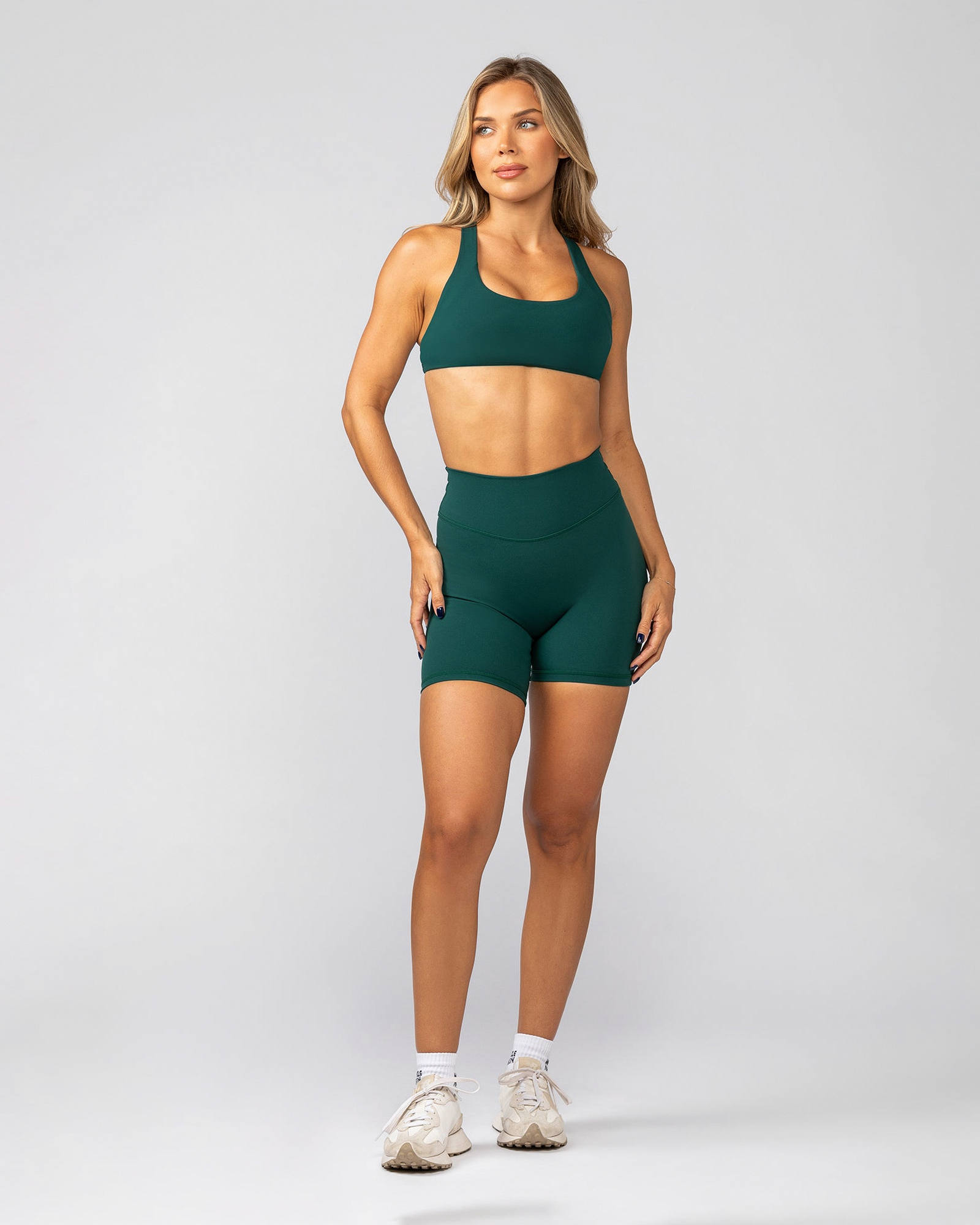 Liberty Zero Rise Bike Shorts - Evergreen