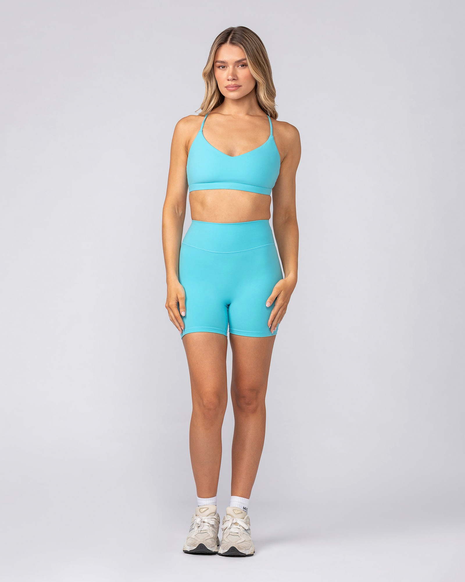 Liberty Zero Rise Bike Shorts - Oasis Blue
