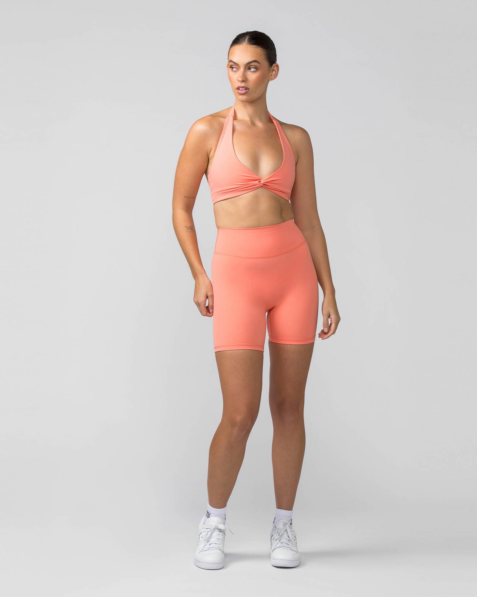 Liberty Zero Rise Bike Shorts - Peach Pink