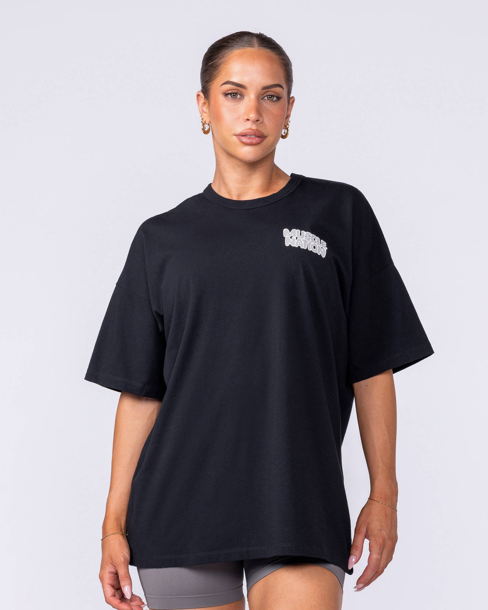 Lifting Club Oversized Tee - Black