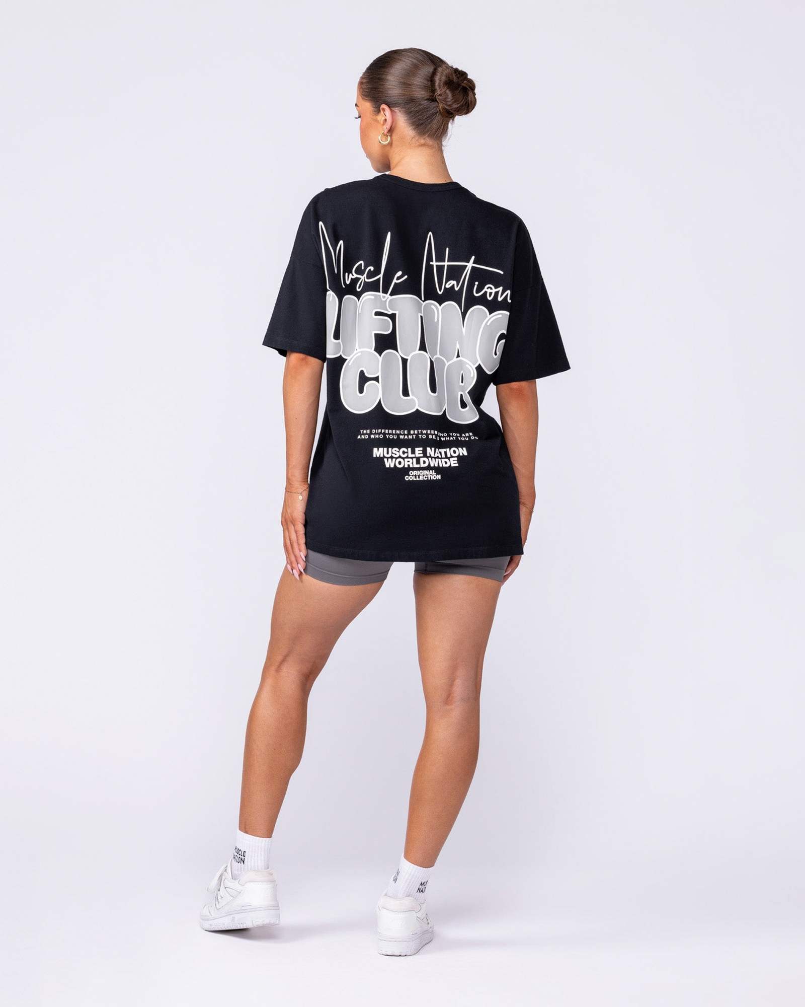 Lifting Club Oversized Tee - Black