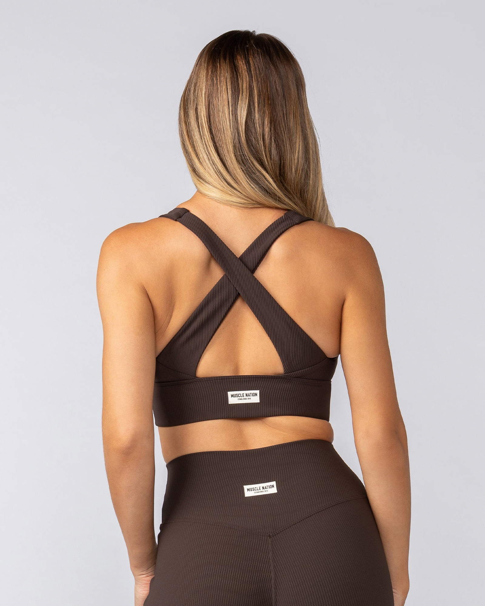 Lover Longline Rib Bra - Cocoa