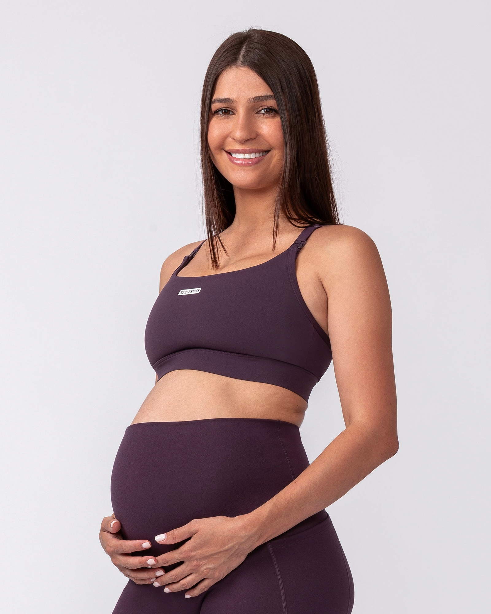 Maternity Aura Bra - Midnight Plum