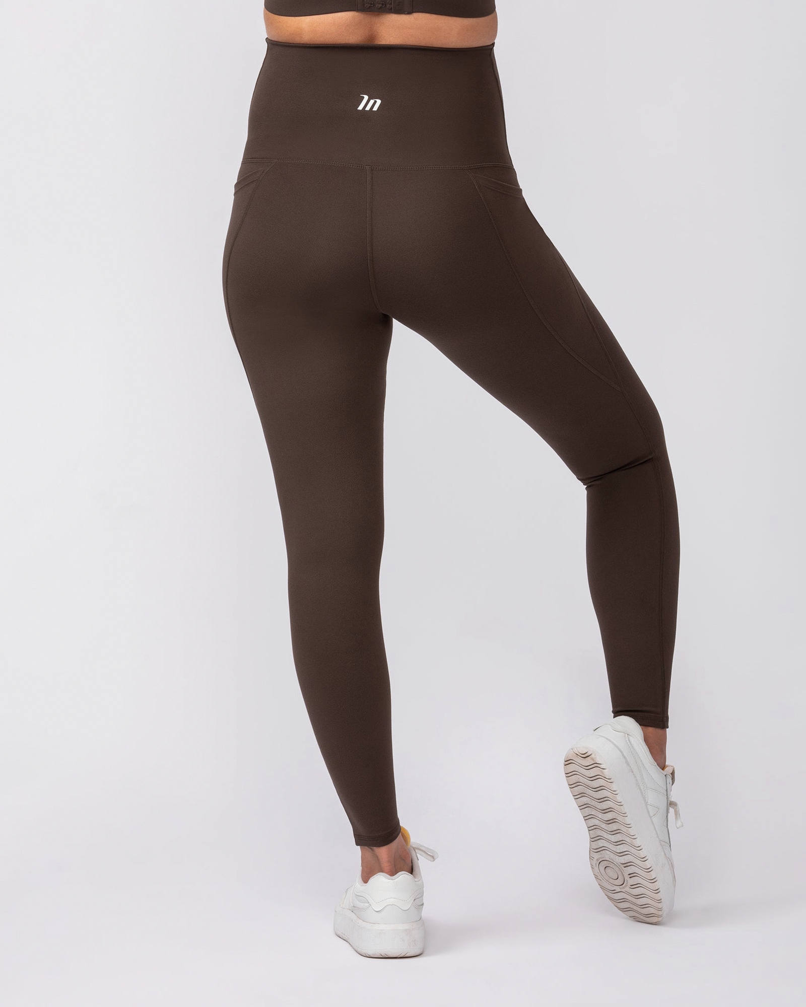 Maternity Everyday Pocket Leggings - Deep Brown