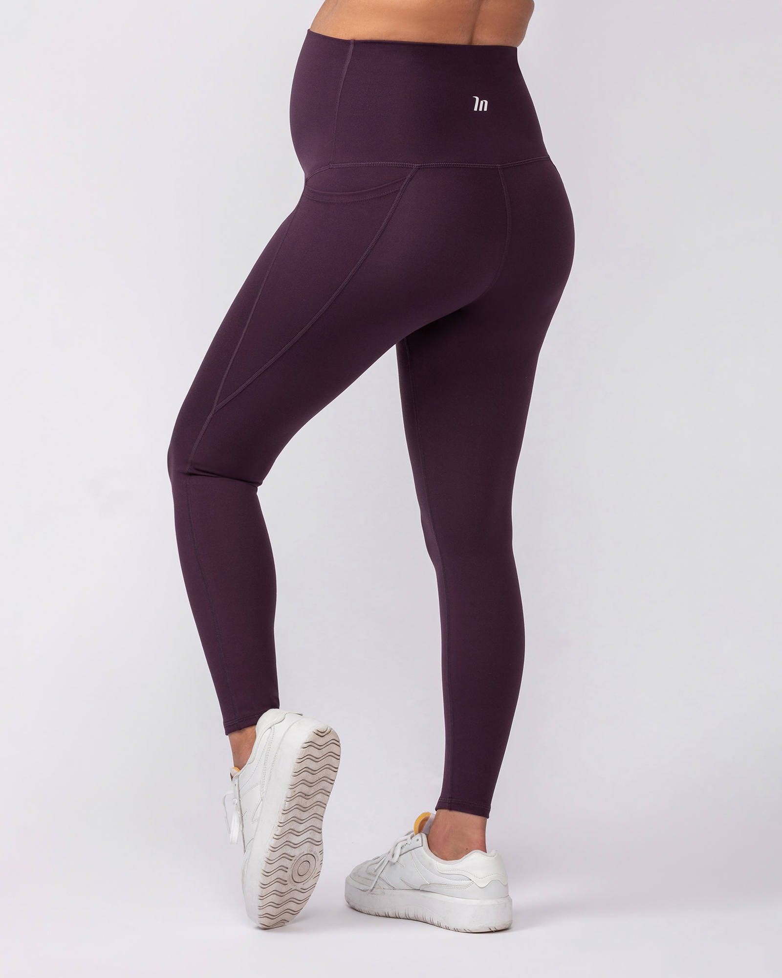 Maternity Everyday Pocket Leggings - Midnight Plum