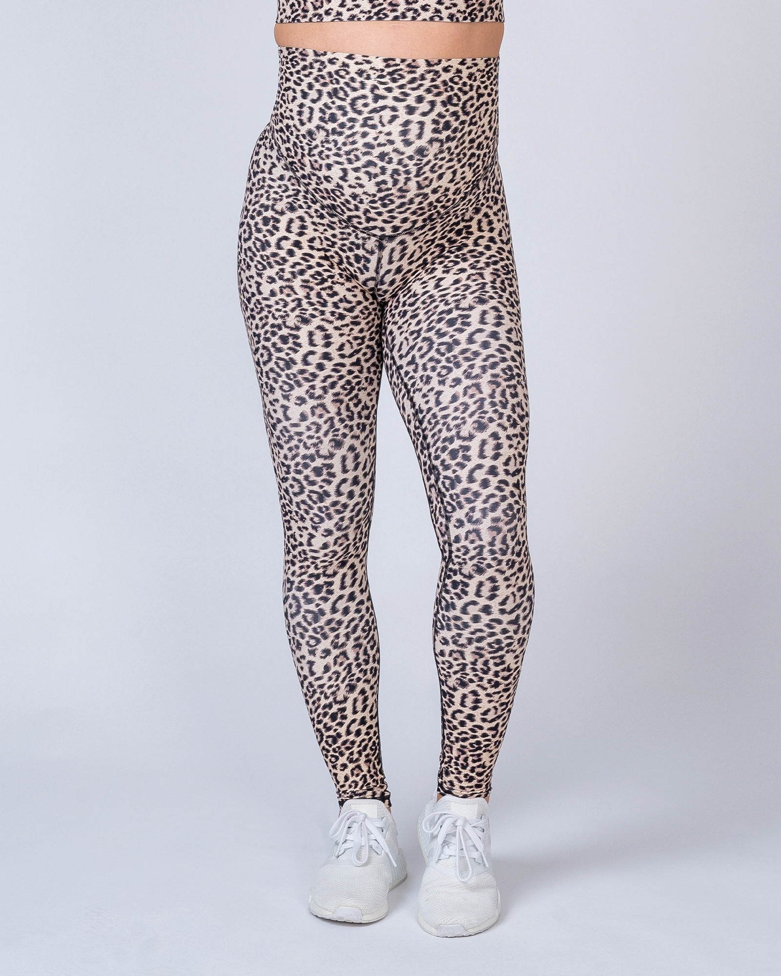 Maternity Leggings - Yellow Leopard