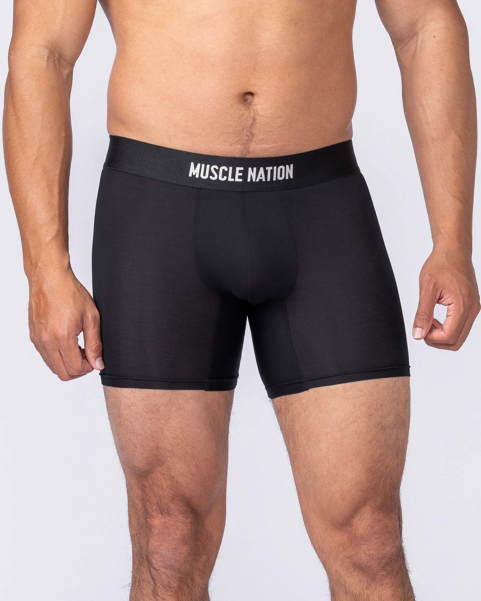 Mens Boxer Briefs - Black Multi