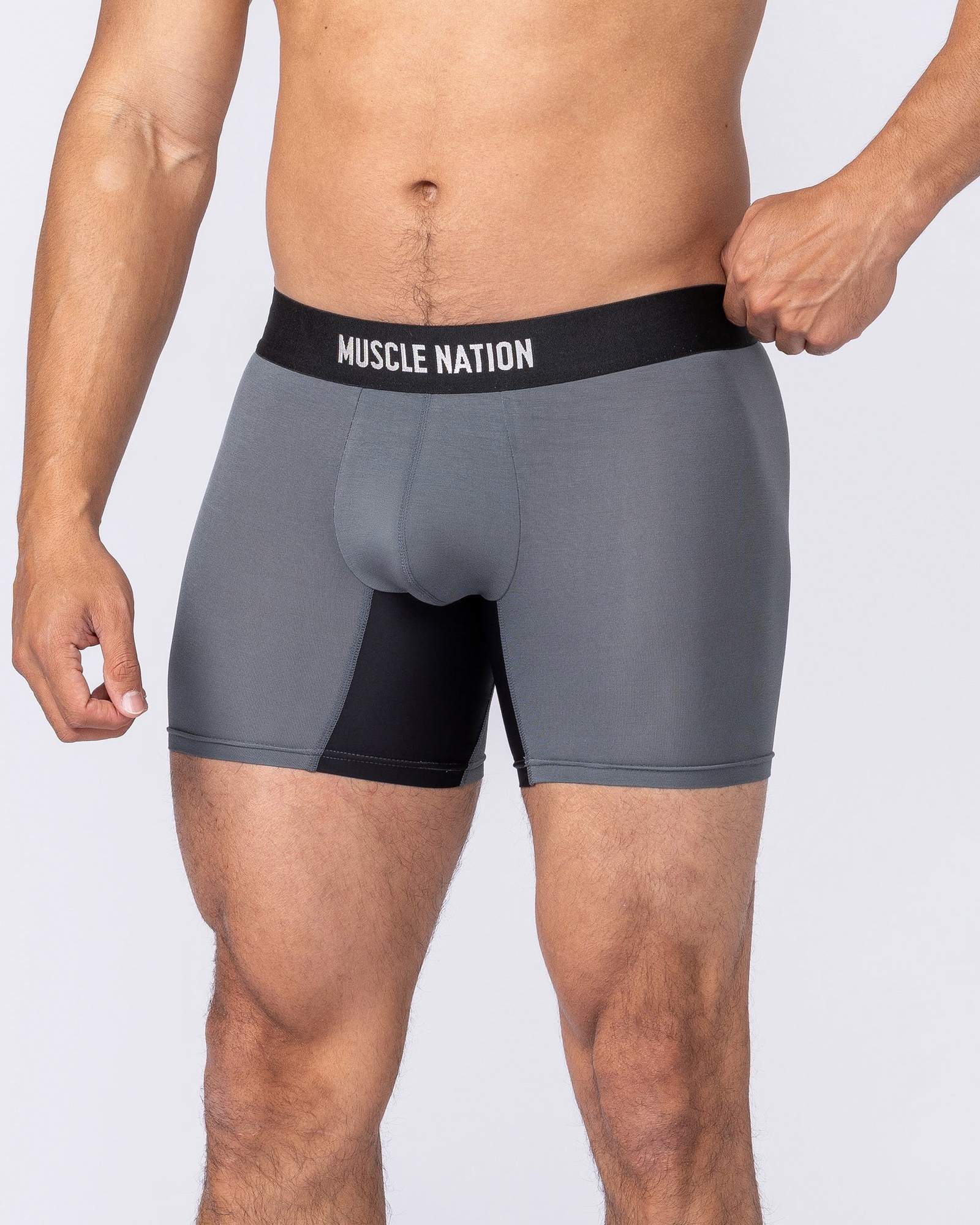 Mens Boxer Briefs - Black Multi