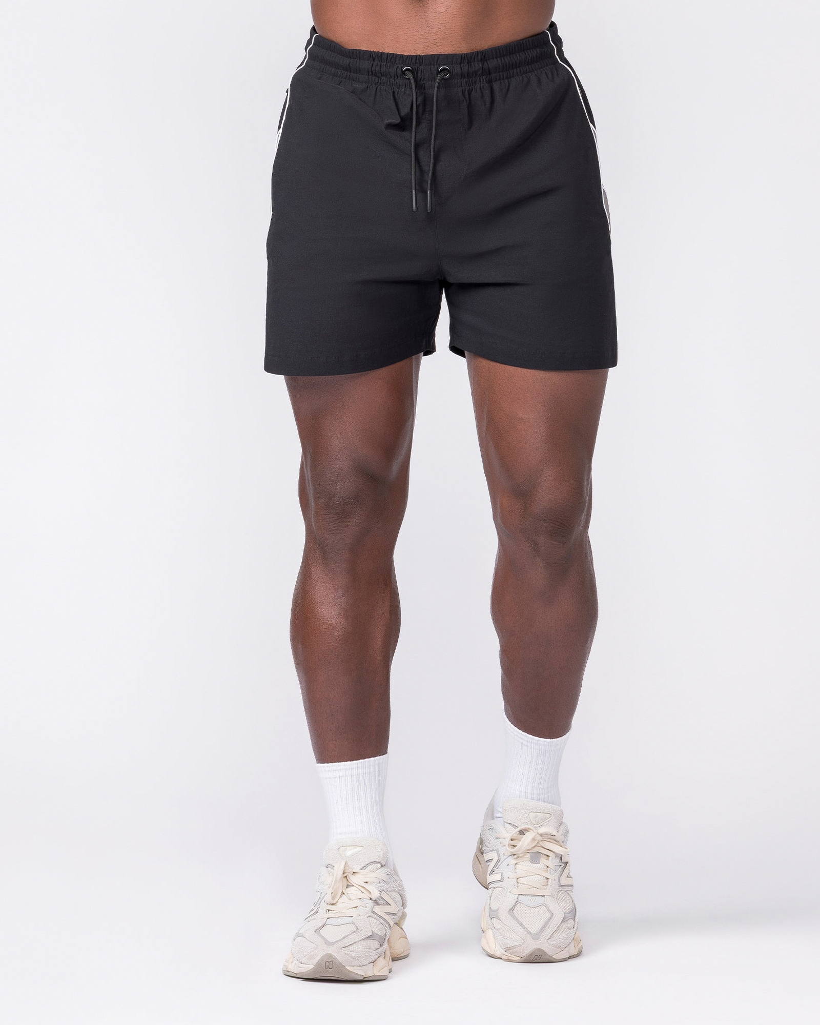 Command Windbreaker Shorts - Black