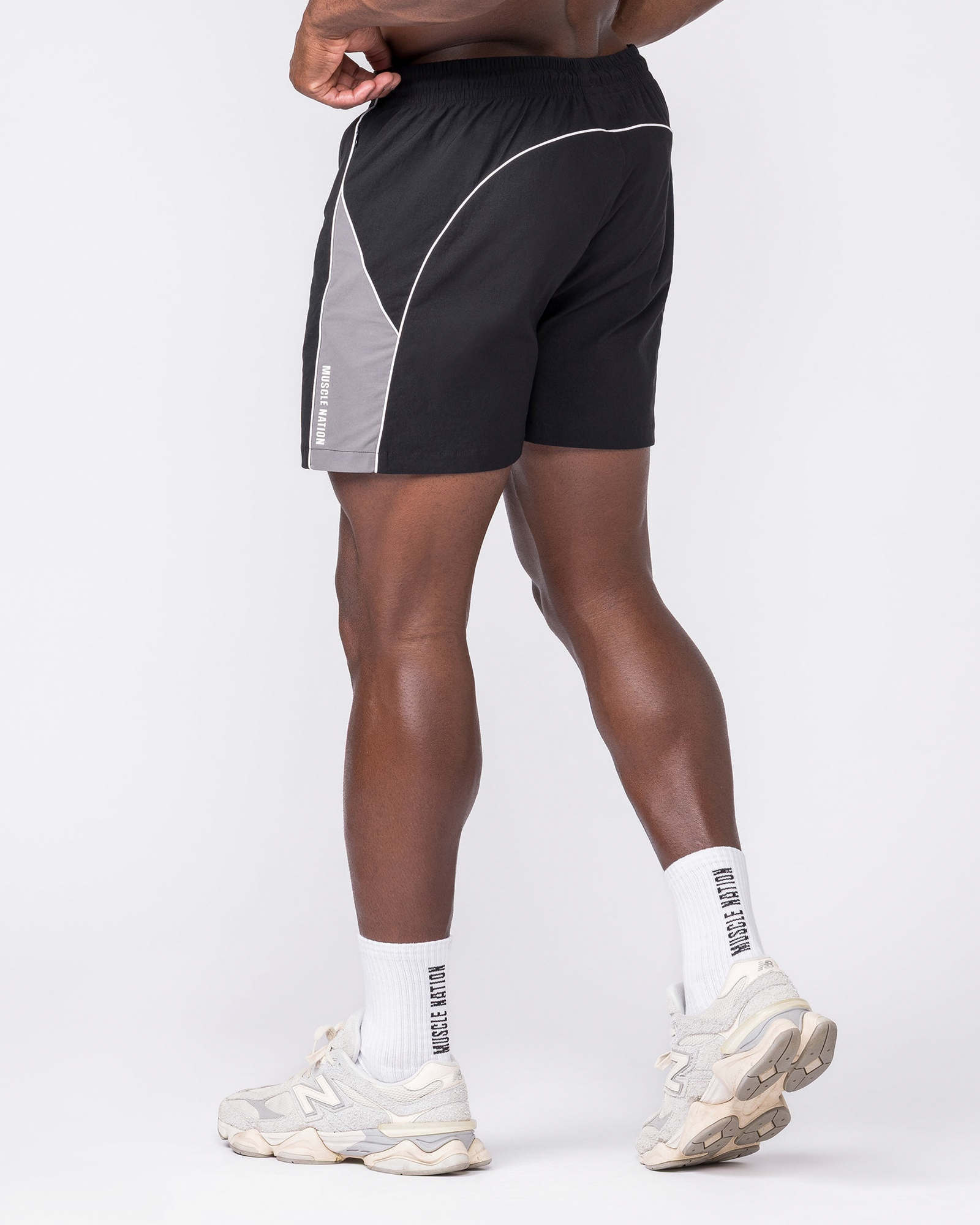 Command Windbreaker Shorts - Black