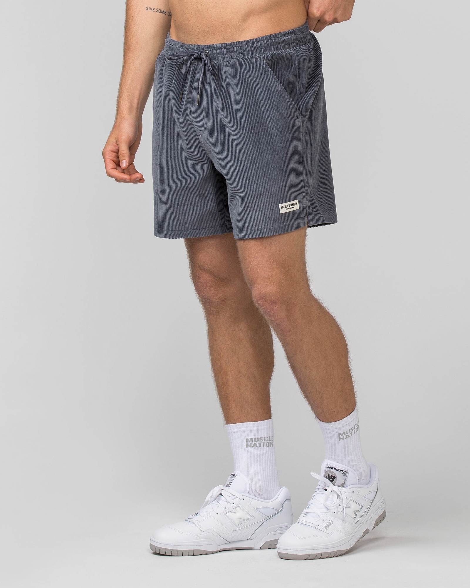 Daily Corduroy Shorts - Thunder