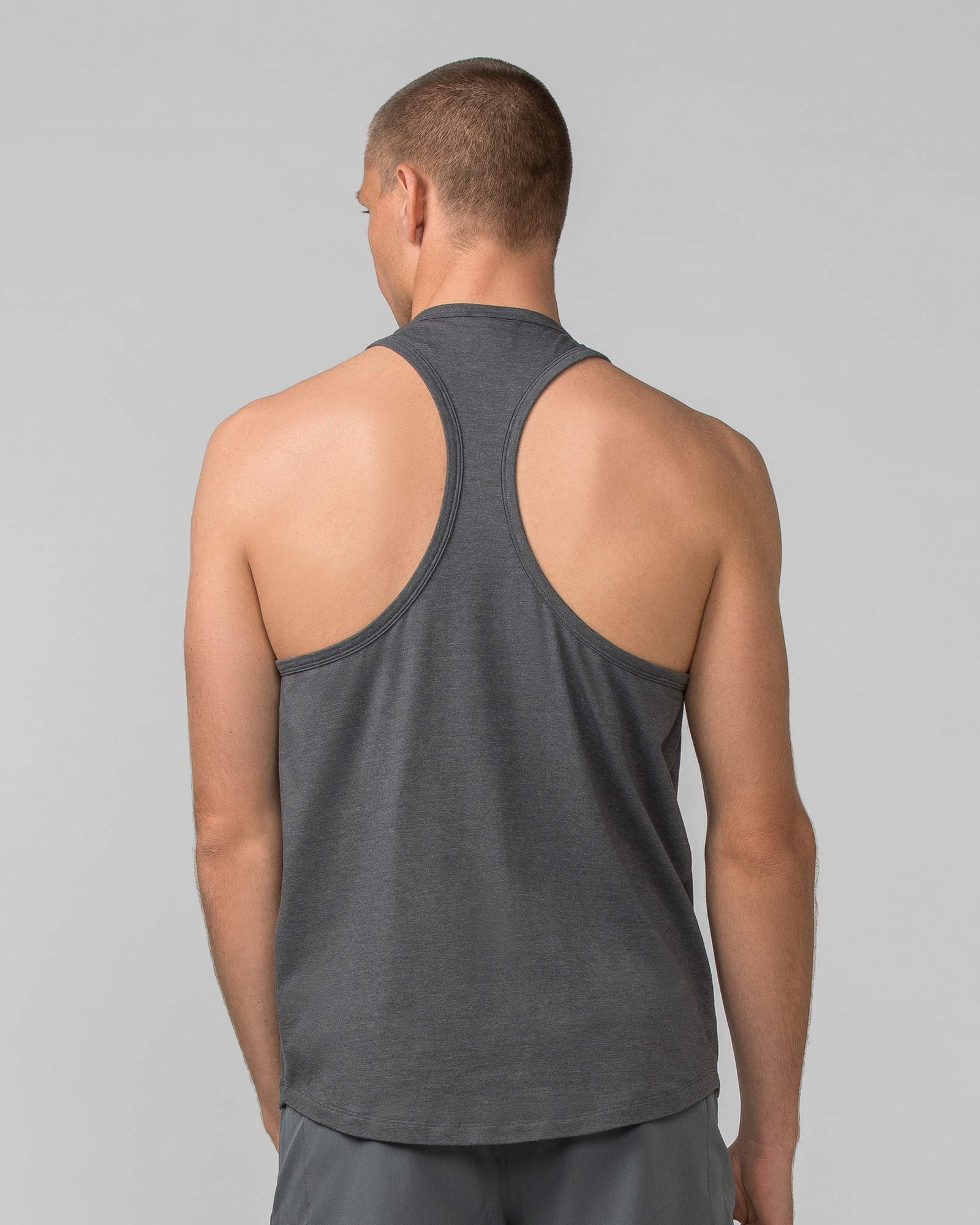 Striker Y Back Singlet - Tornado Marl