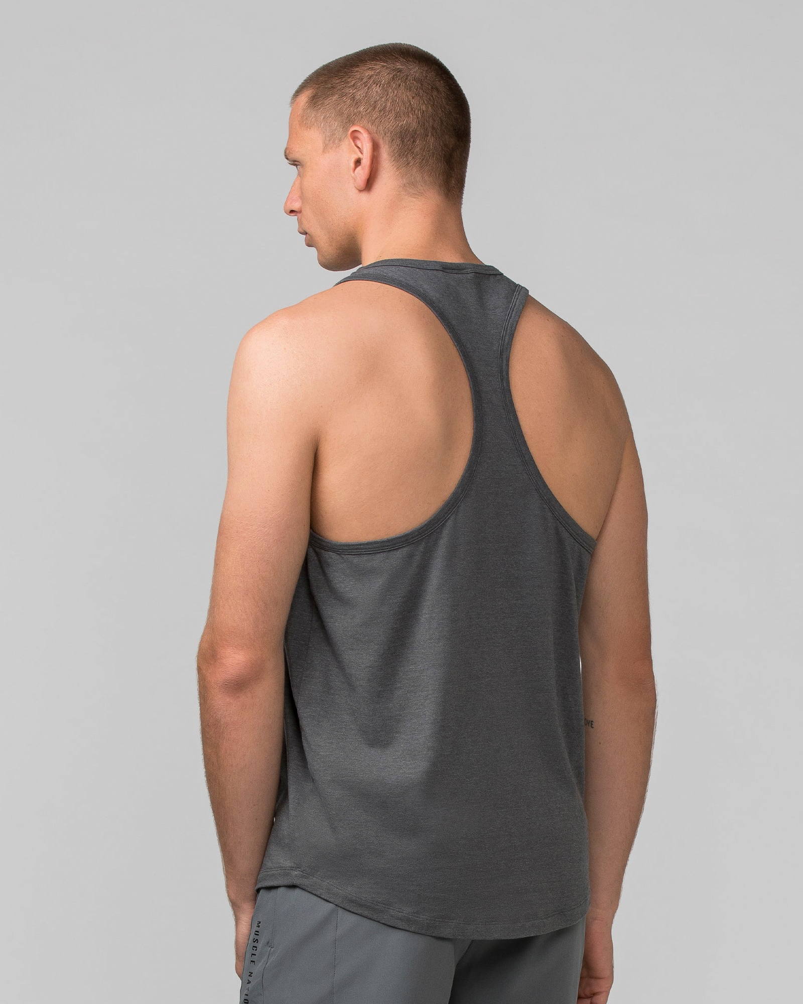 Striker Y Back Singlet - Tornado Marl