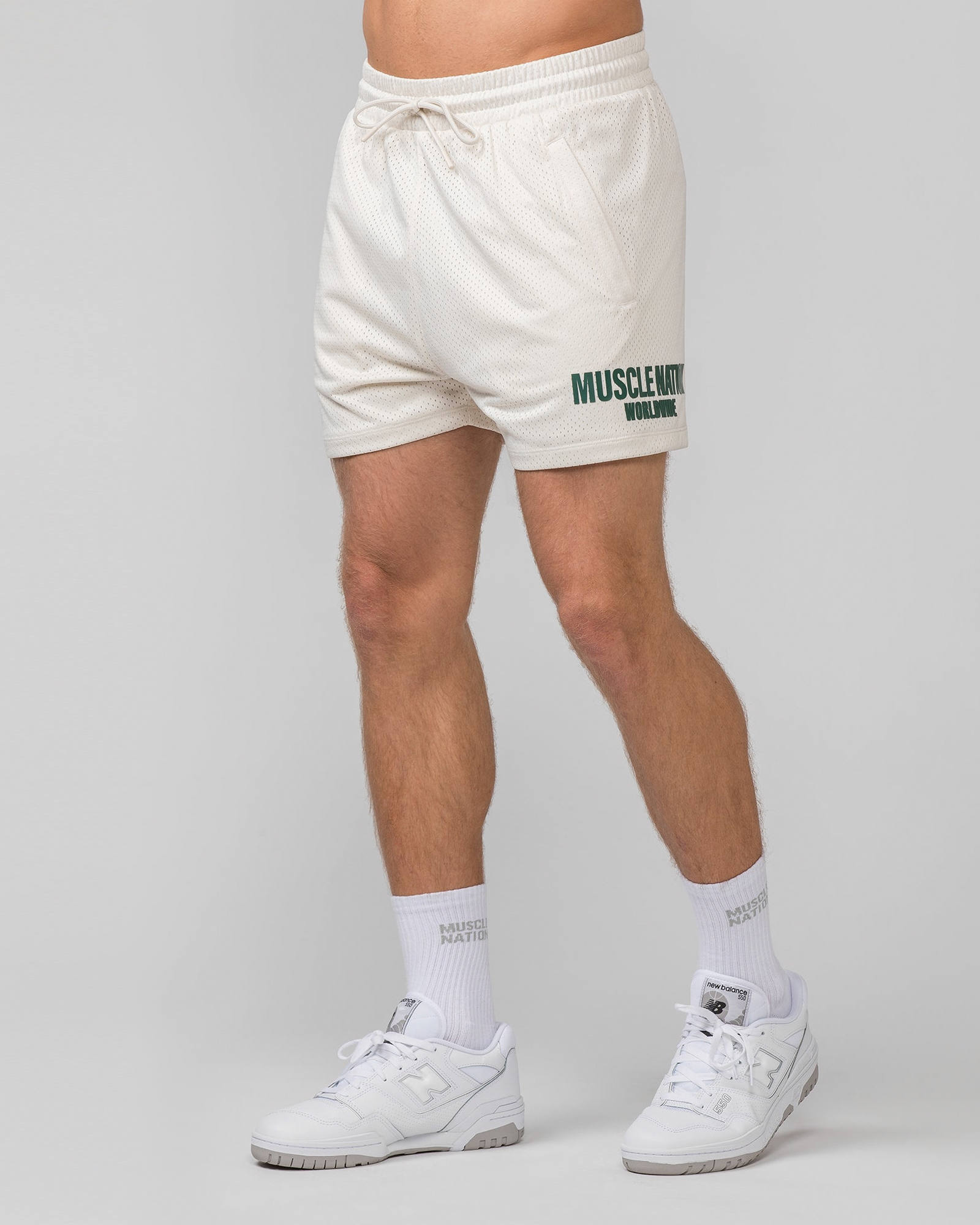 Worldwide Lay Up 3.5" Shorts - Travertine