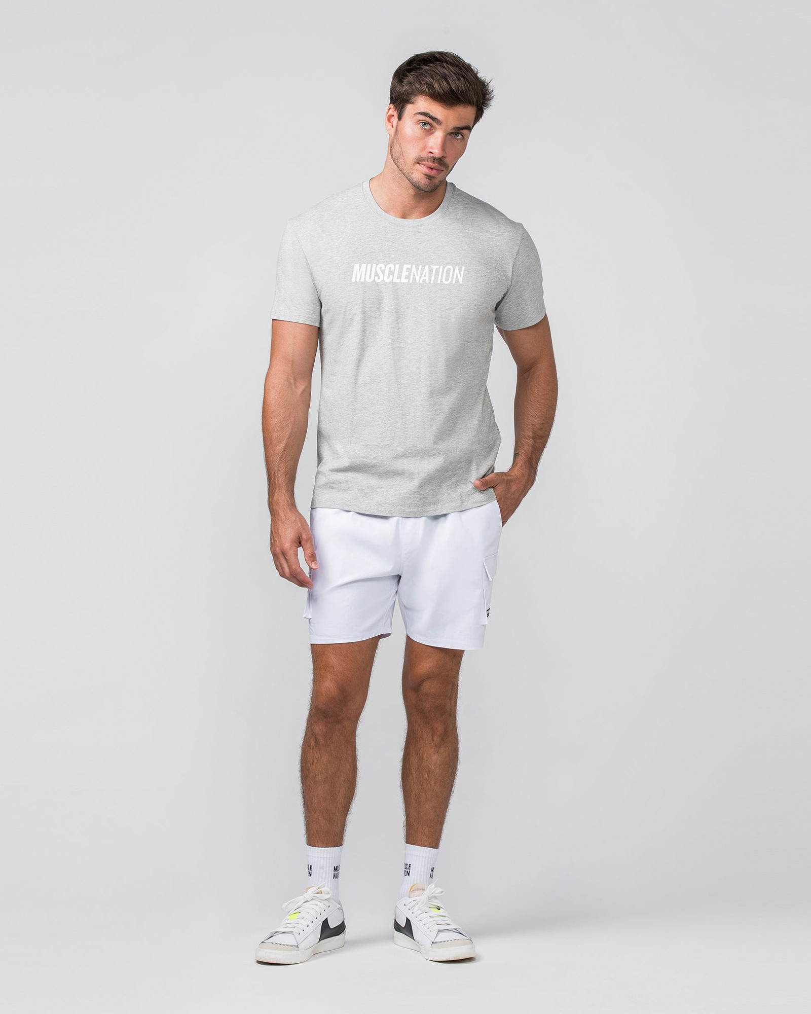 Daily Cargo 5" Shorts - White