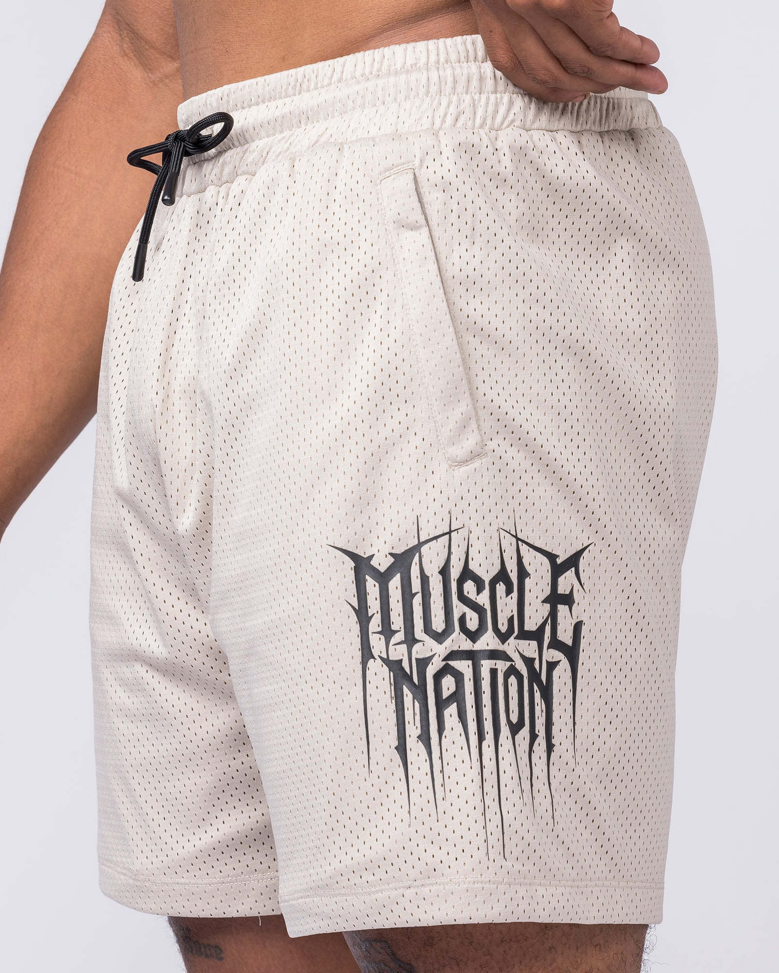 Metalcore Lay Up 5" Shorts - Cream