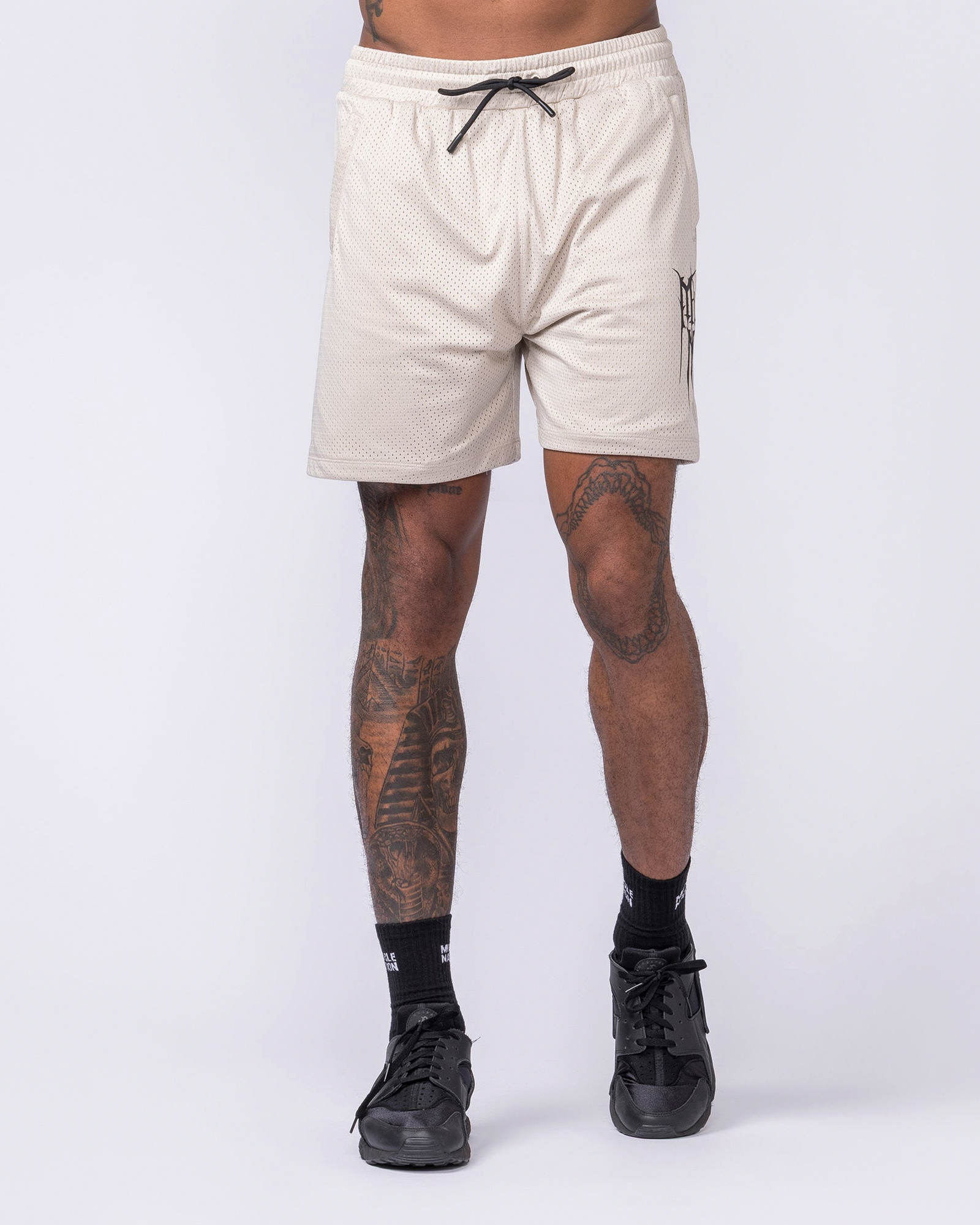 Metalcore Lay Up 5" Shorts - Cream