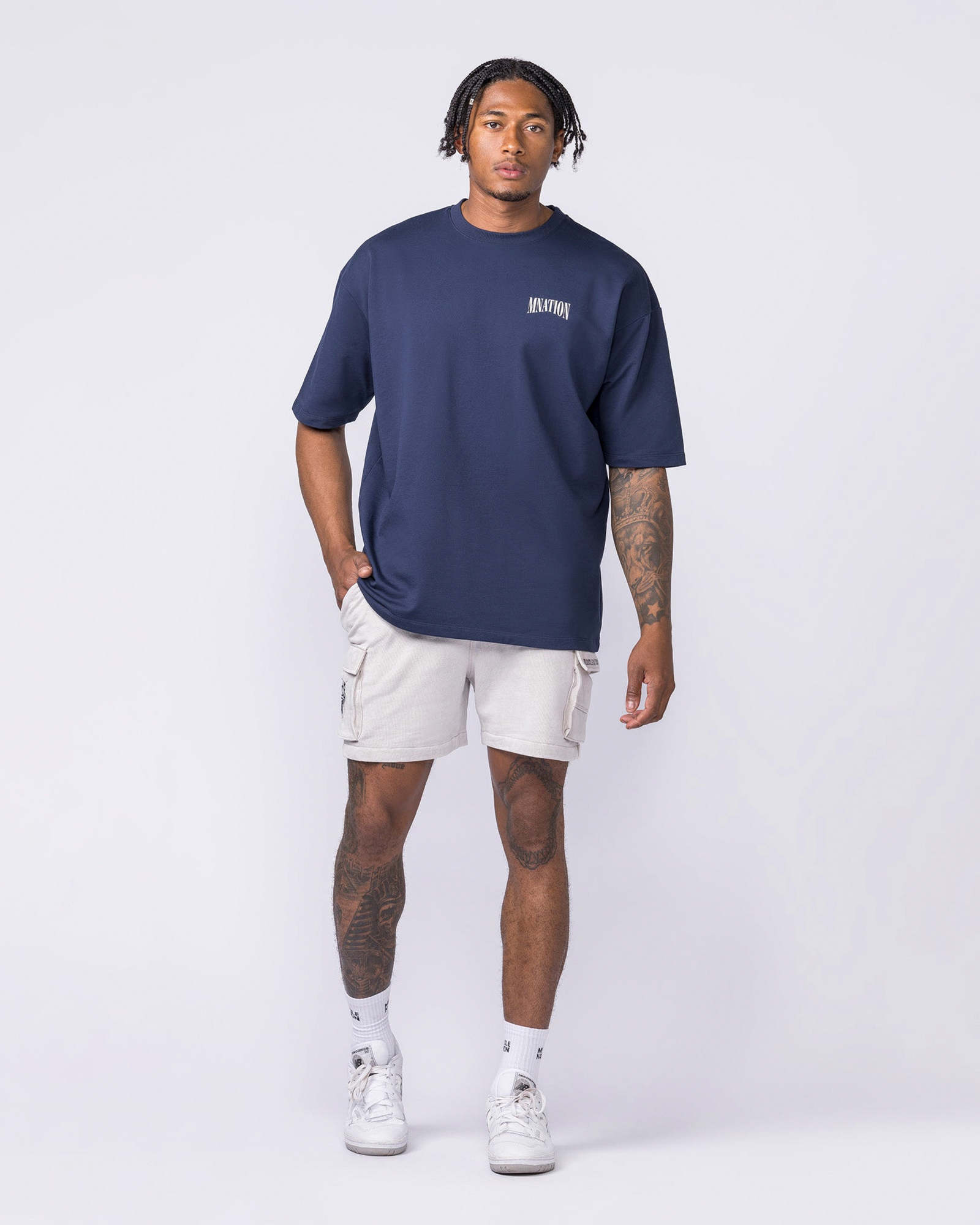 Metalcore Lay Up 5" Shorts - Navy