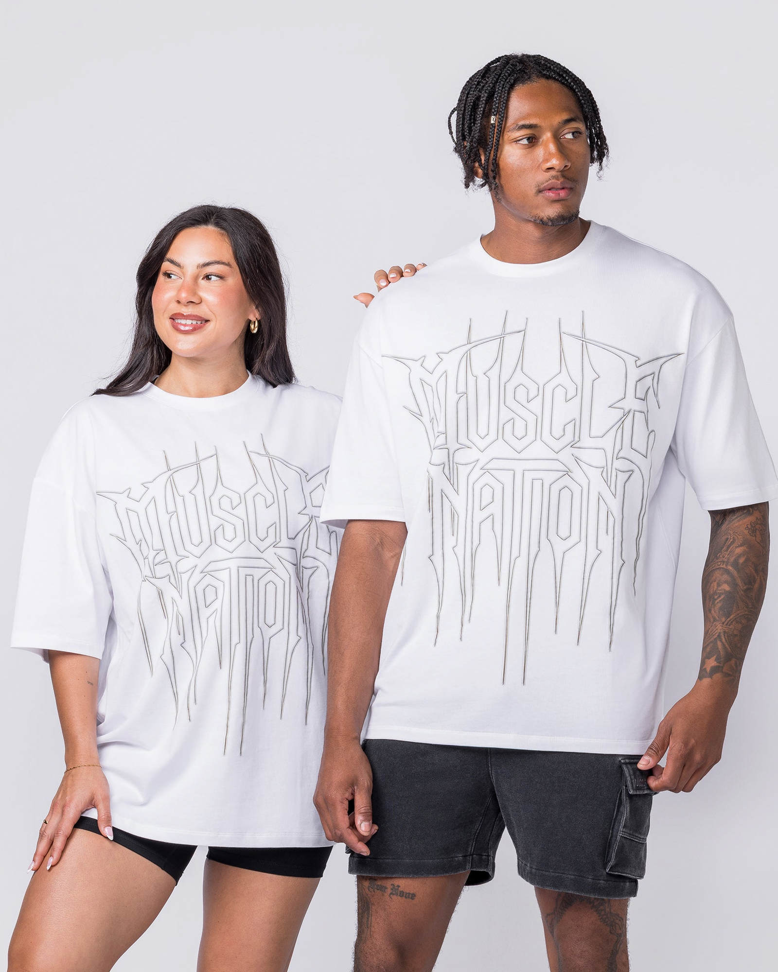 Metalcore Oversized Tee - White