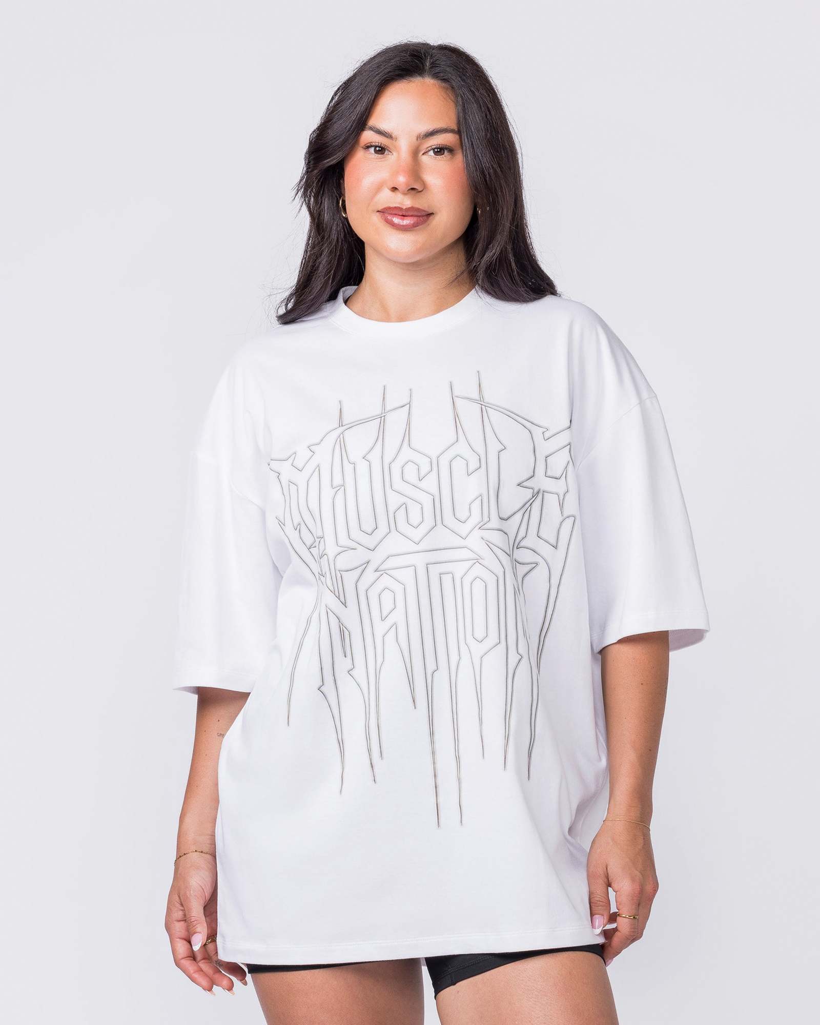 Metalcore Oversized Tee - White