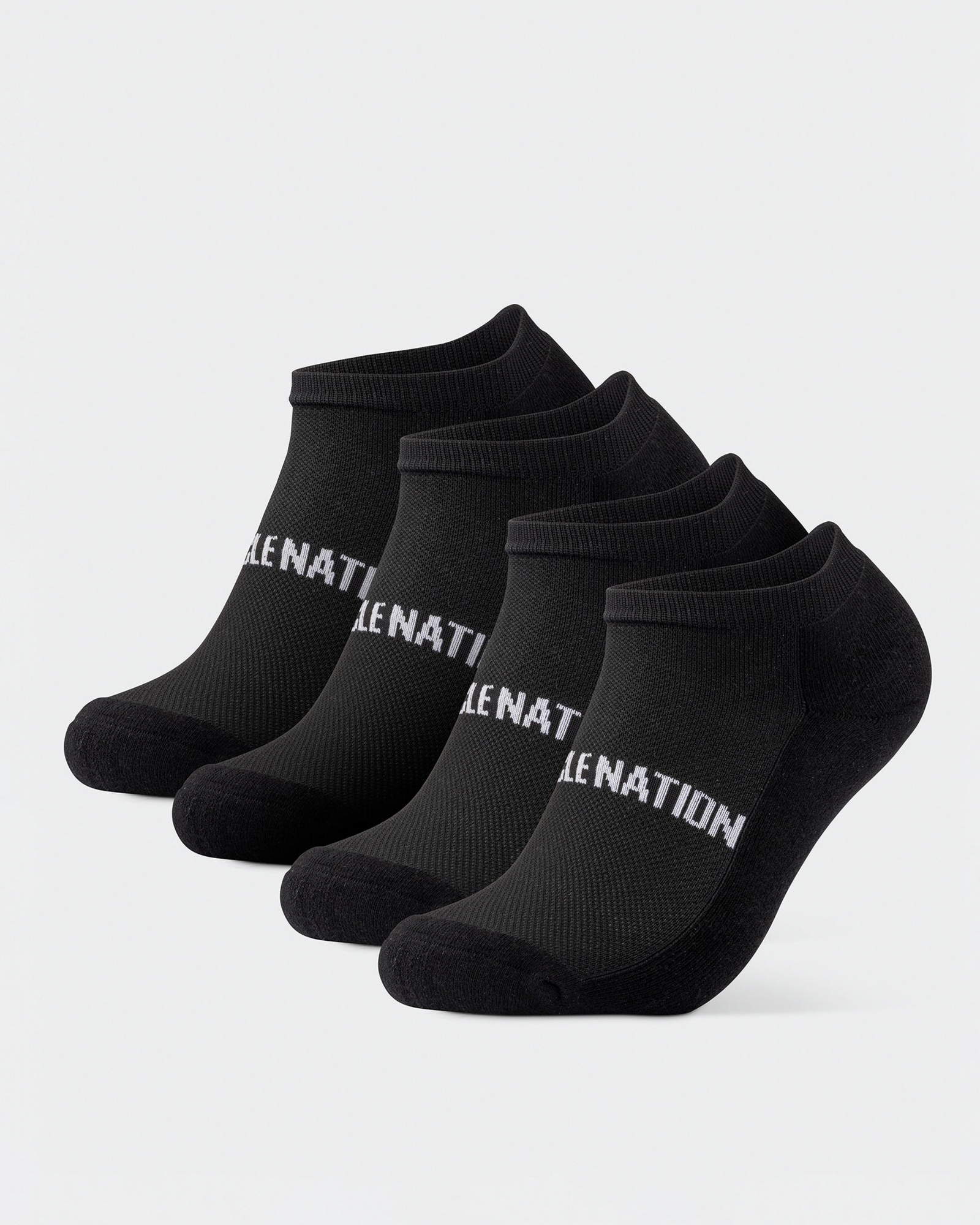 Mens Ankle Socks (2X Pack) - Black