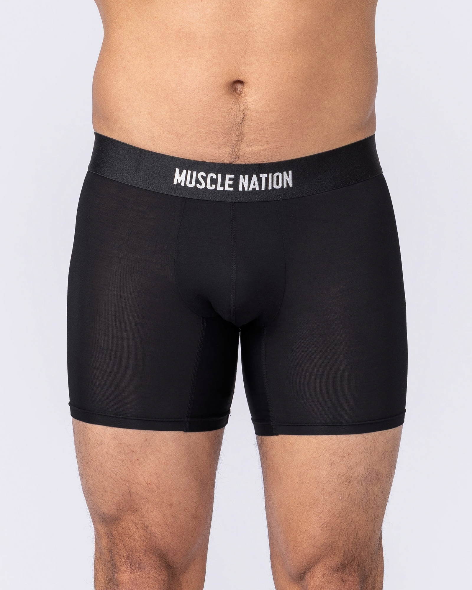 Mens Boxer Briefs - 3Pack - Black