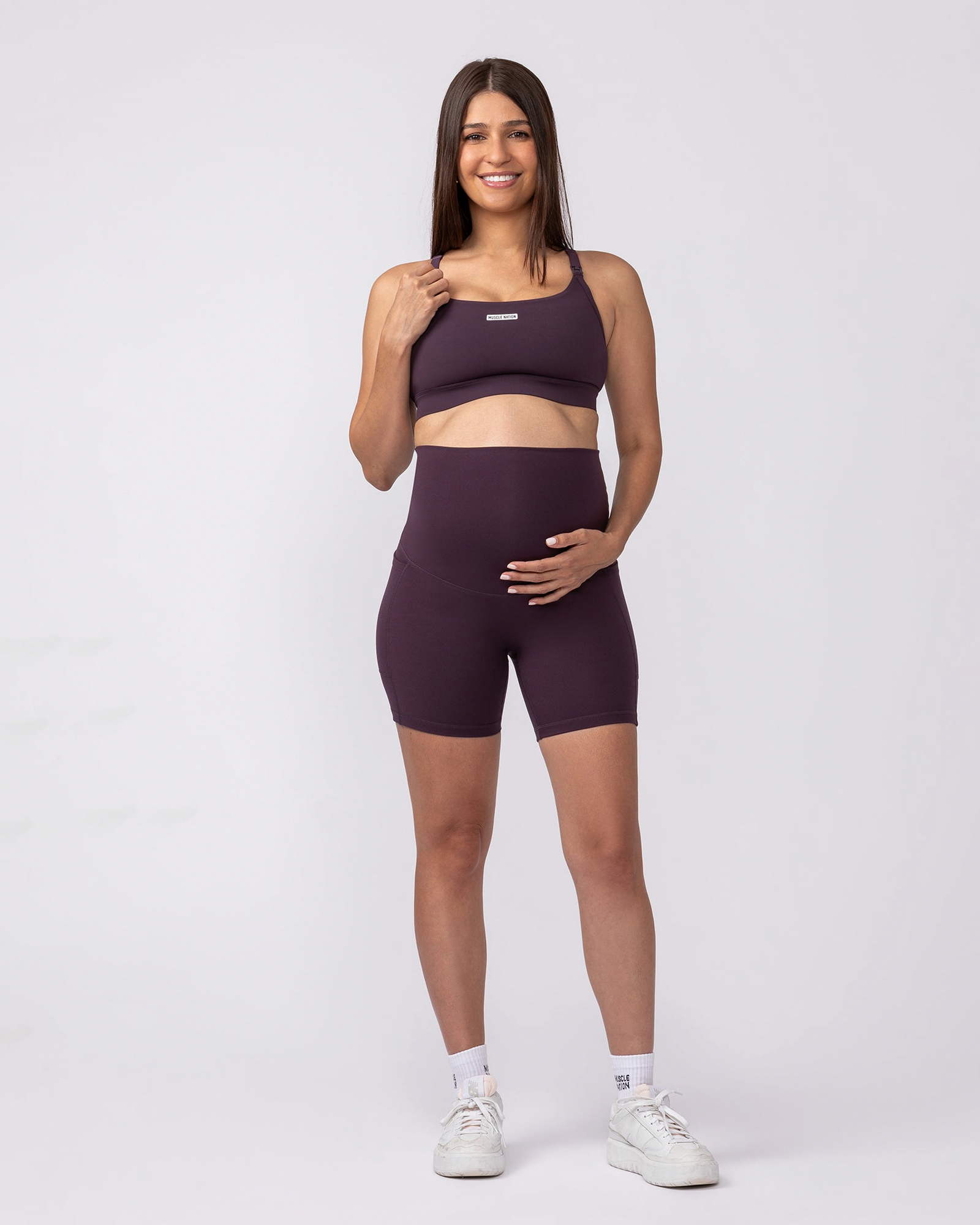 Maternity Aura Bra - Midnight Plum