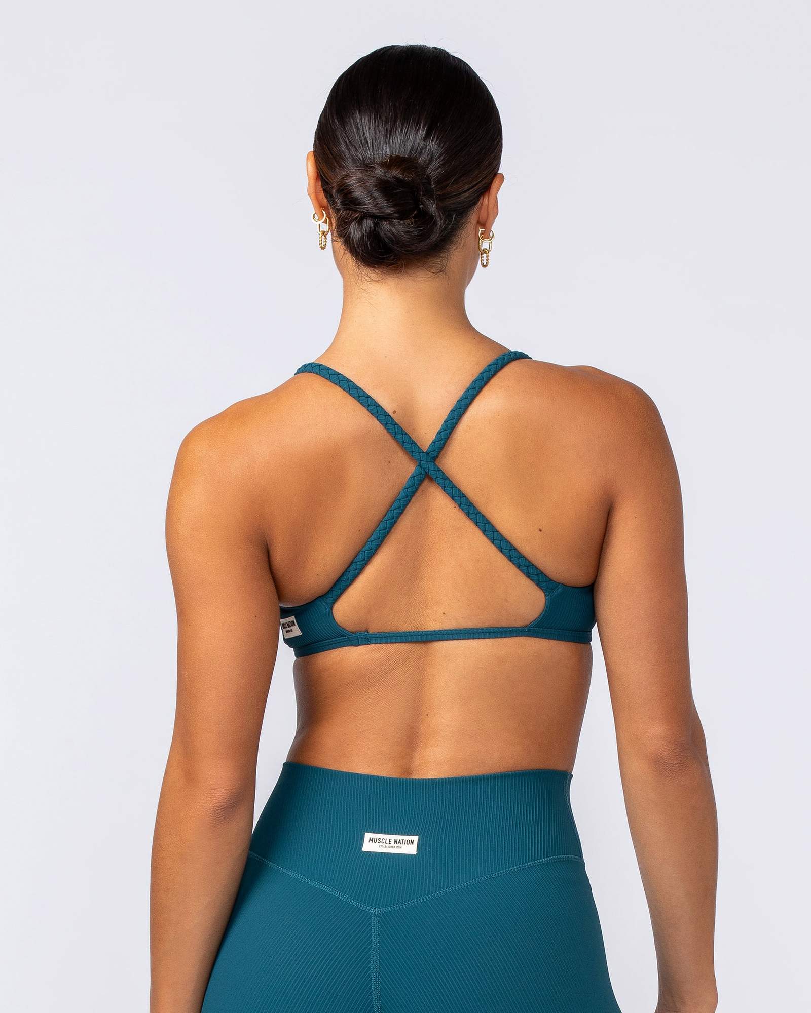 Breeze Rib Bralette - Dark Marine