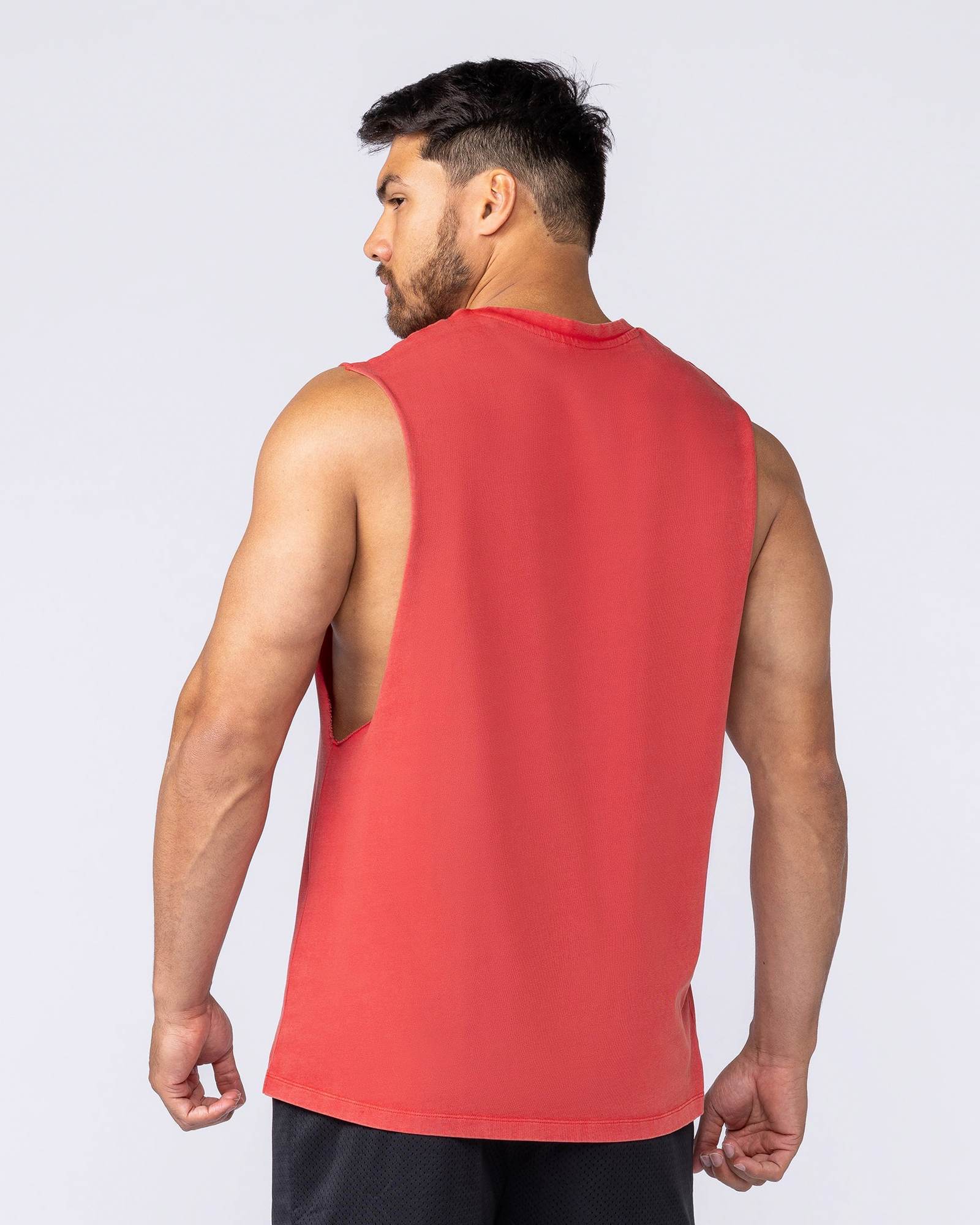 Vintage Training Drop Arm Tank - Washed Red