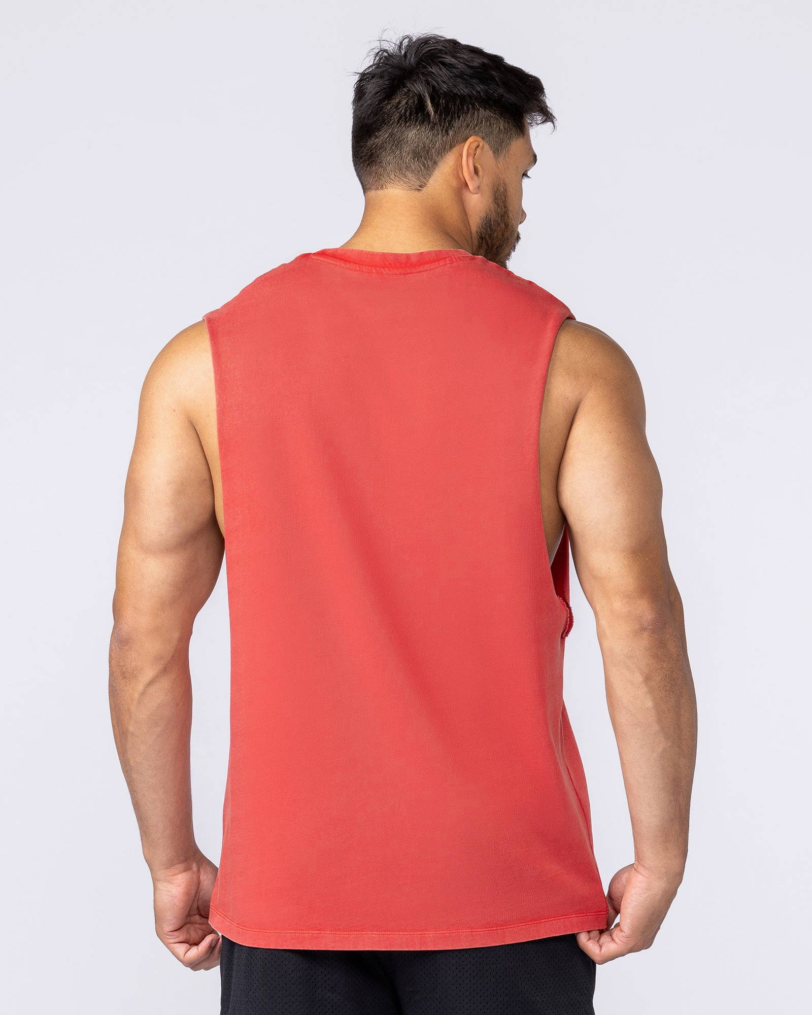 Vintage Training Drop Arm Tank - Washed Red