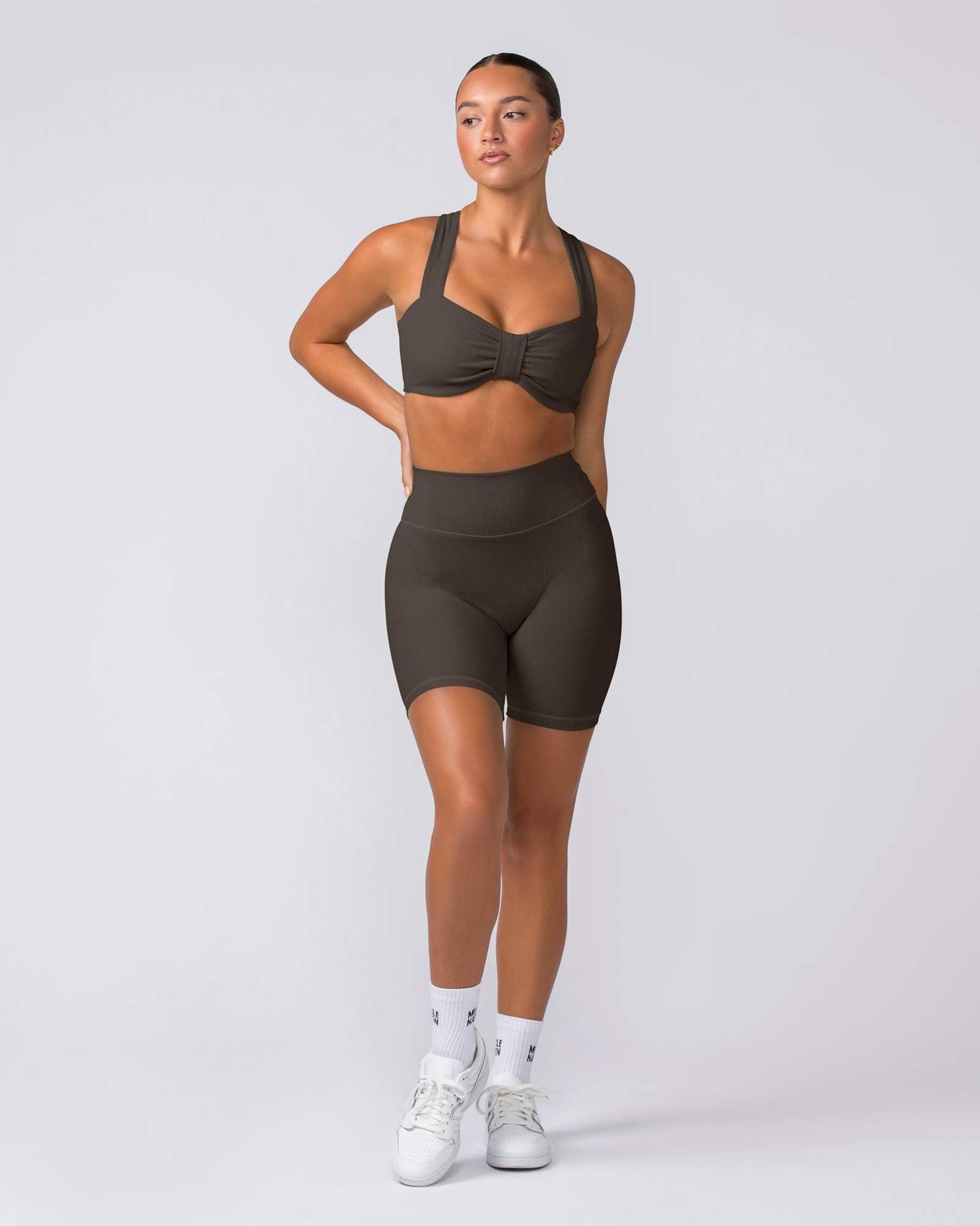 Lush Rib Bralette - Deep Brown