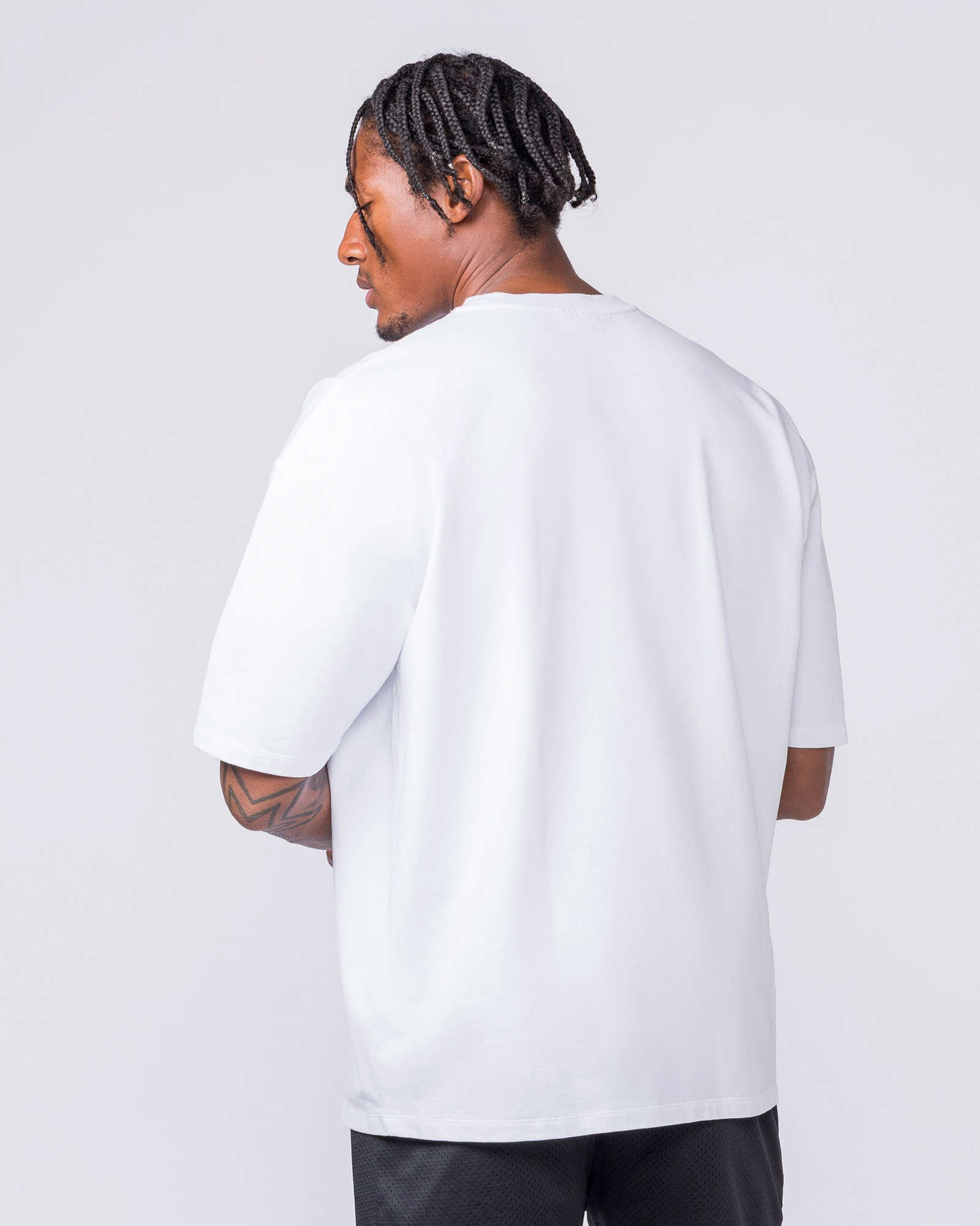 MN Loopback Oversized Tee - White