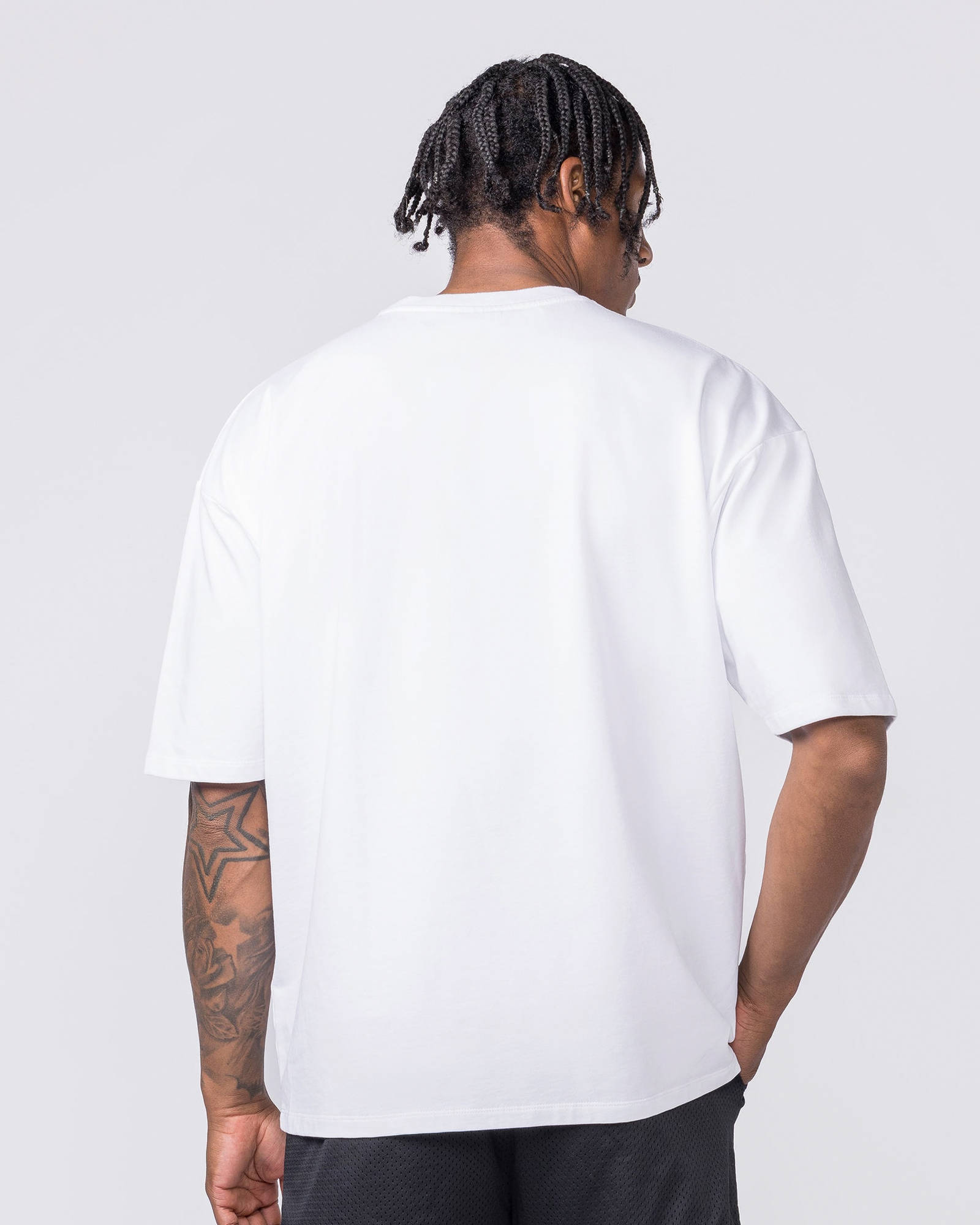MN Loopback Oversized Tee - White