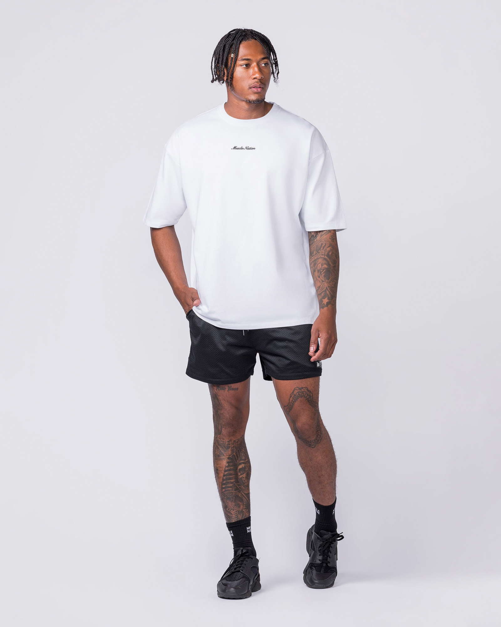 MN Loopback Oversized Tee - White
