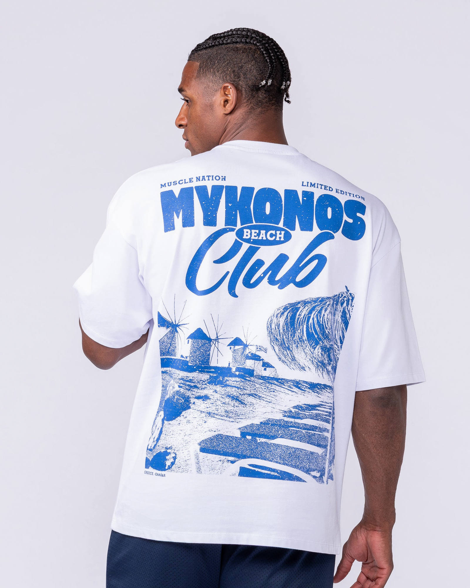 Mykonos Oversized Tee - White