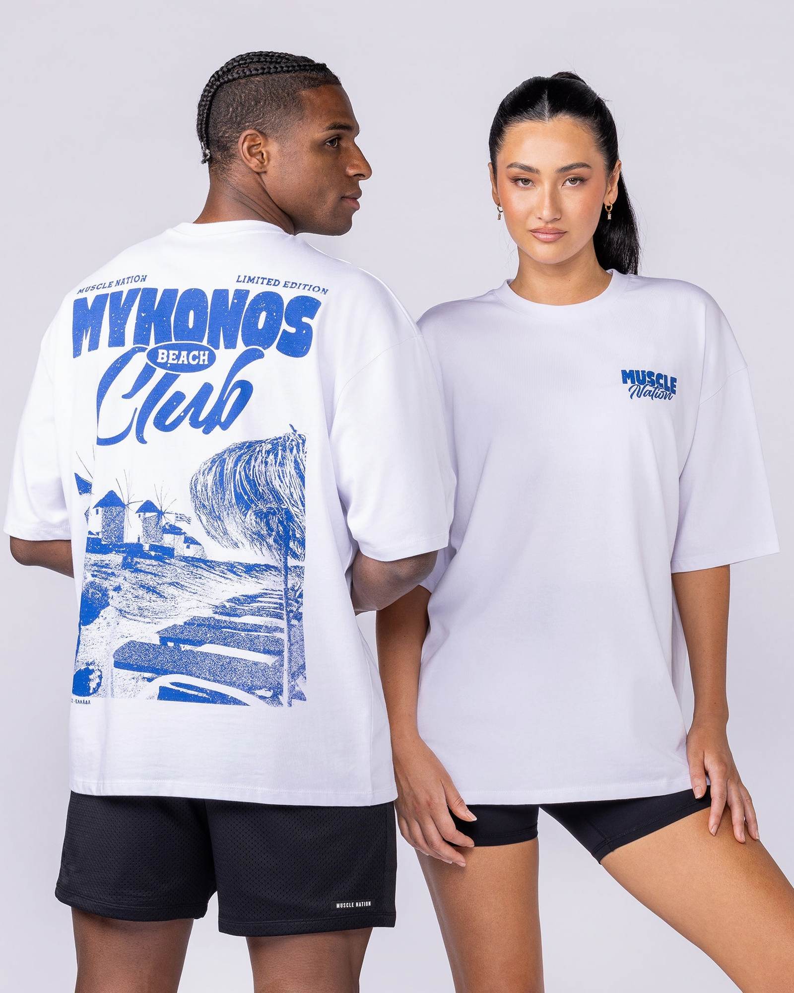 Mykonos Oversized Tee - White