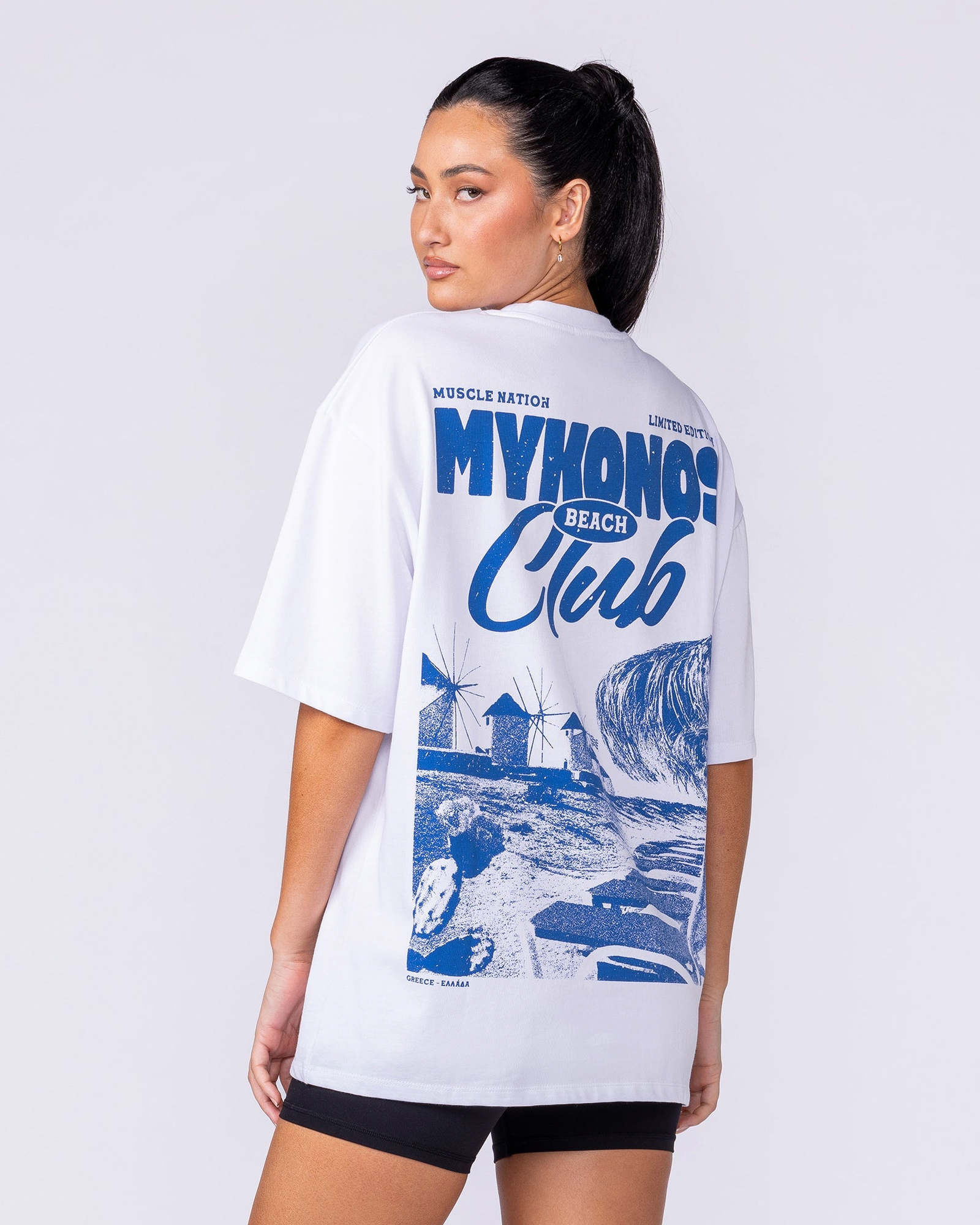 Mykonos Oversized Tee - White
