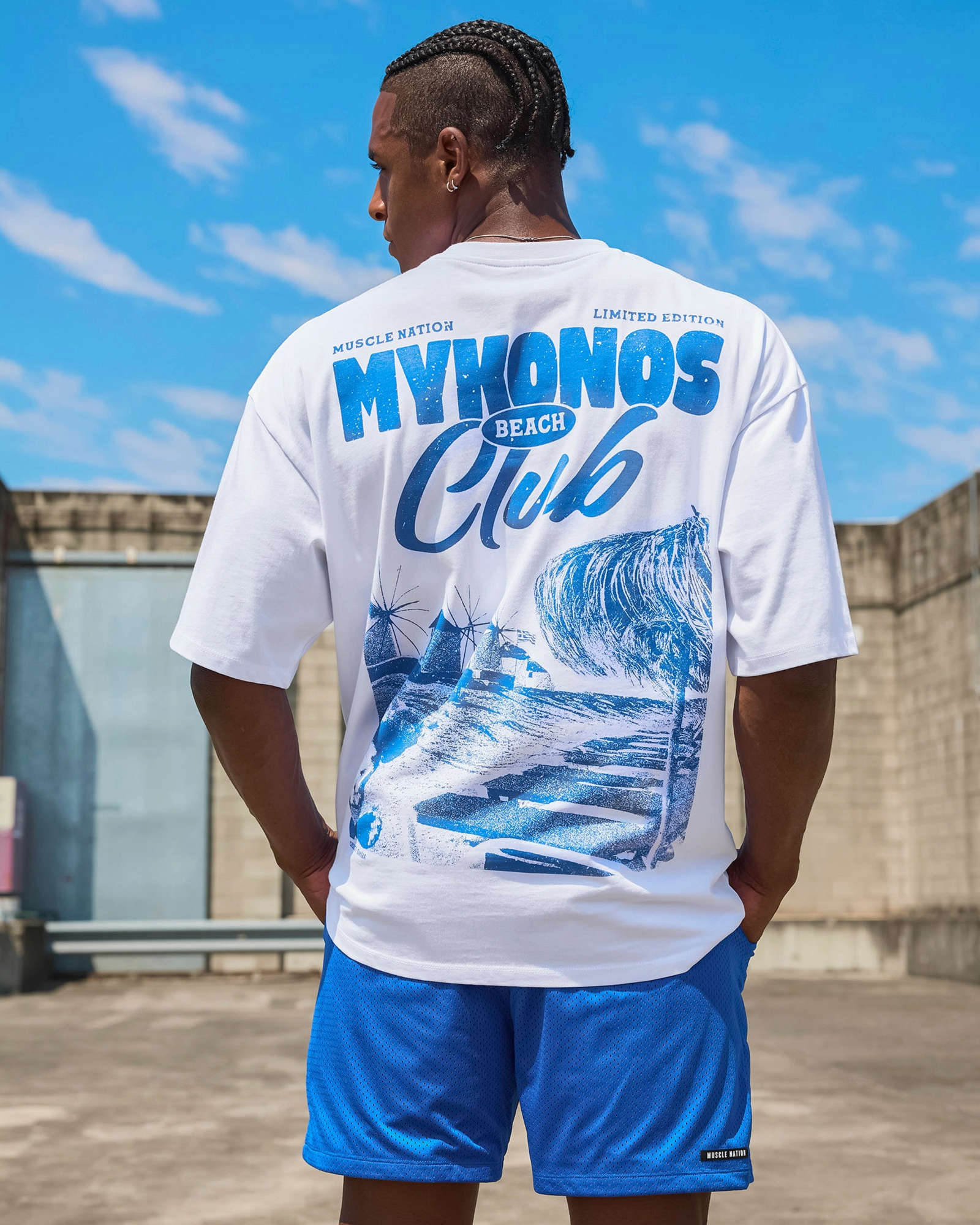Mykonos Oversized Tee - White