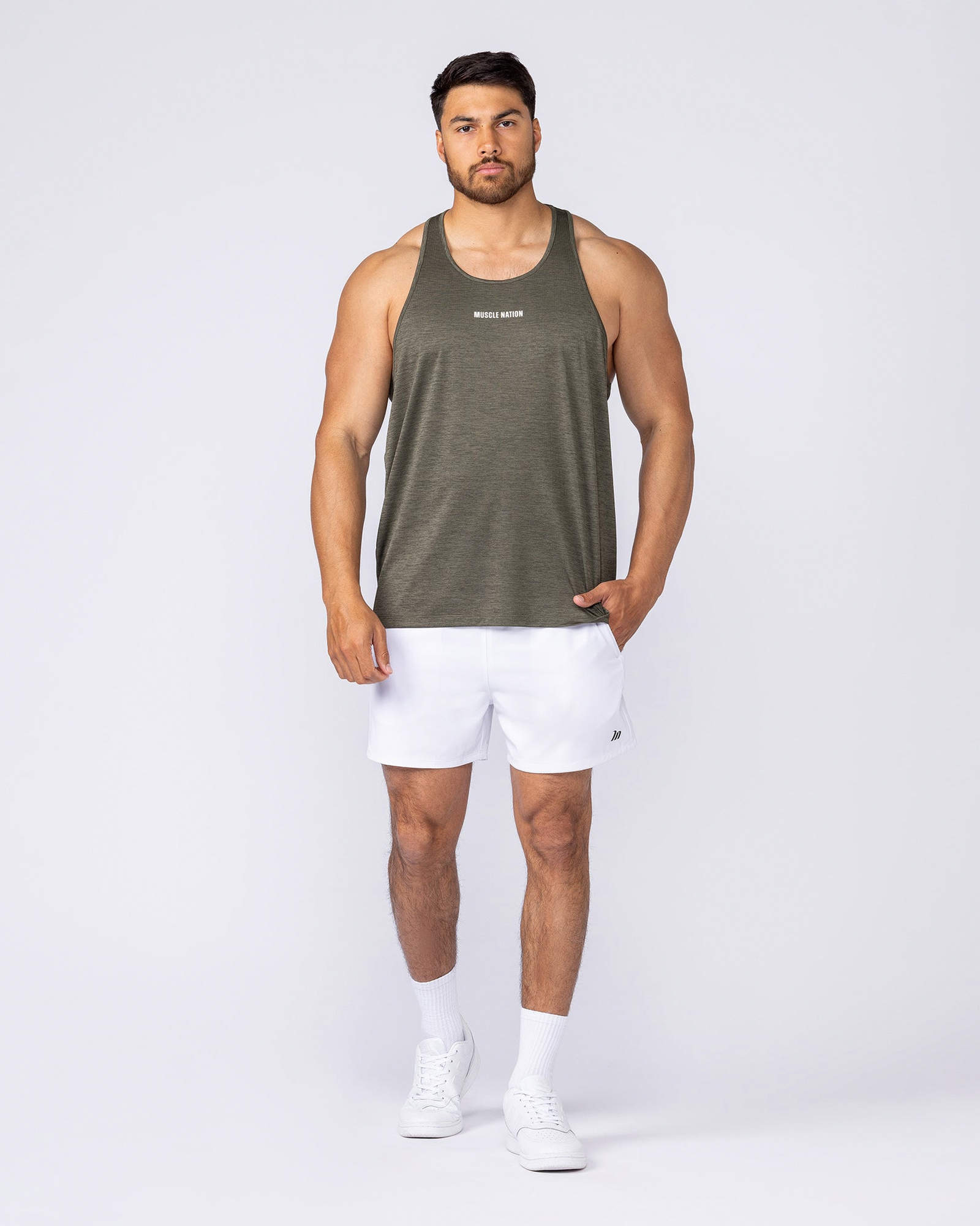 New Heights 4" Shorts - White