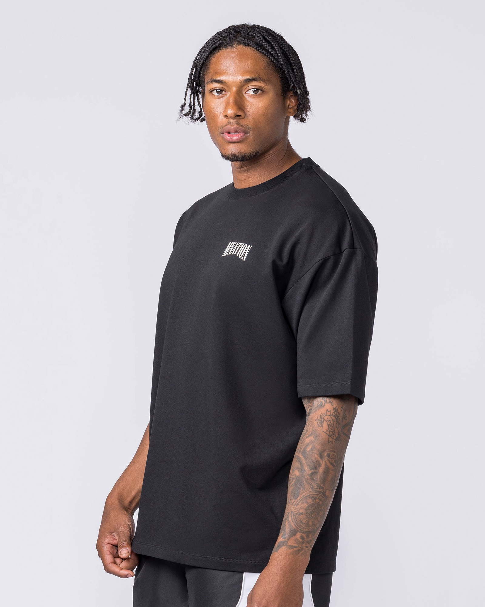 Off Duty Oversized Tee - Black