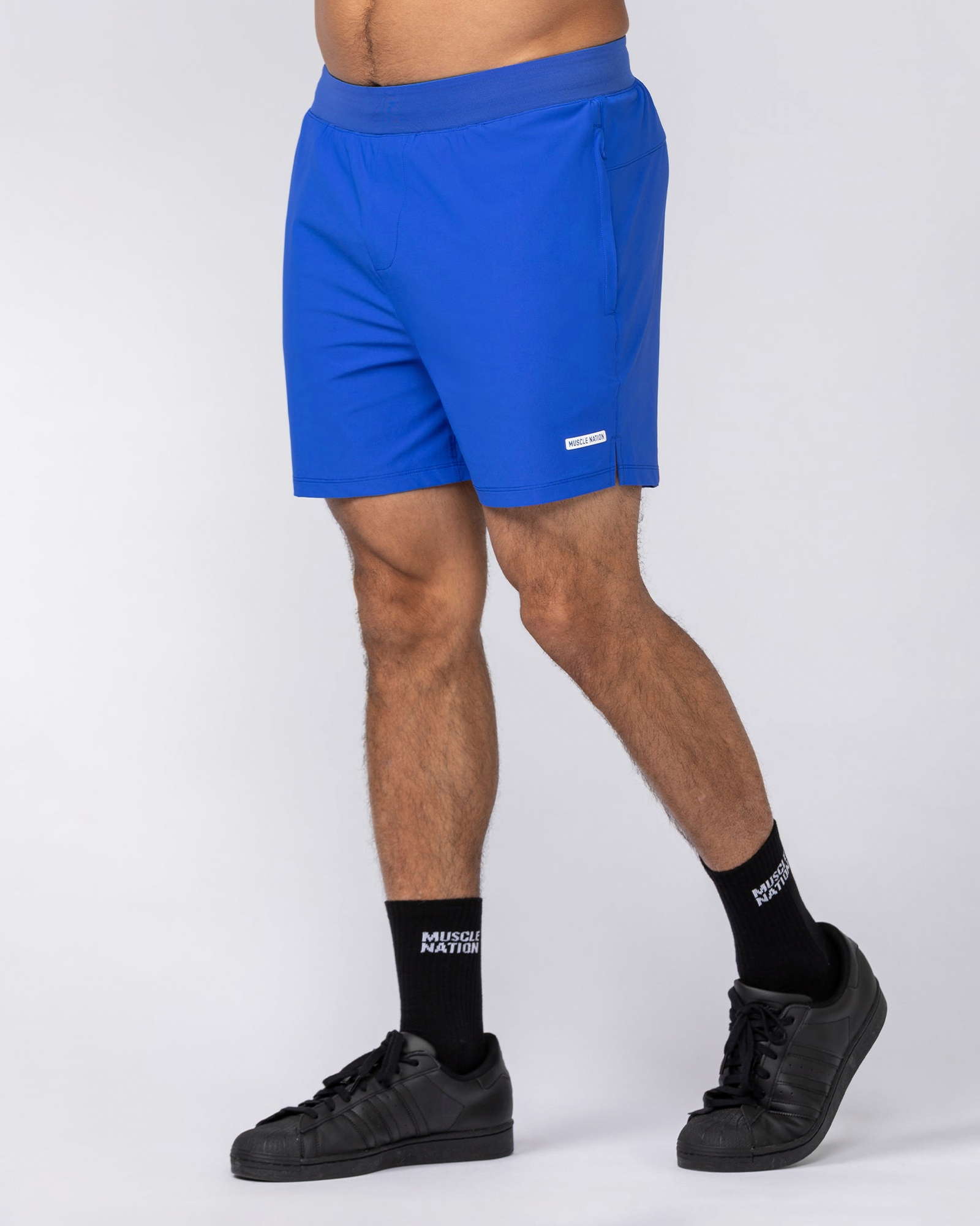 On Repeat Training 5" Shorts - Power Blue